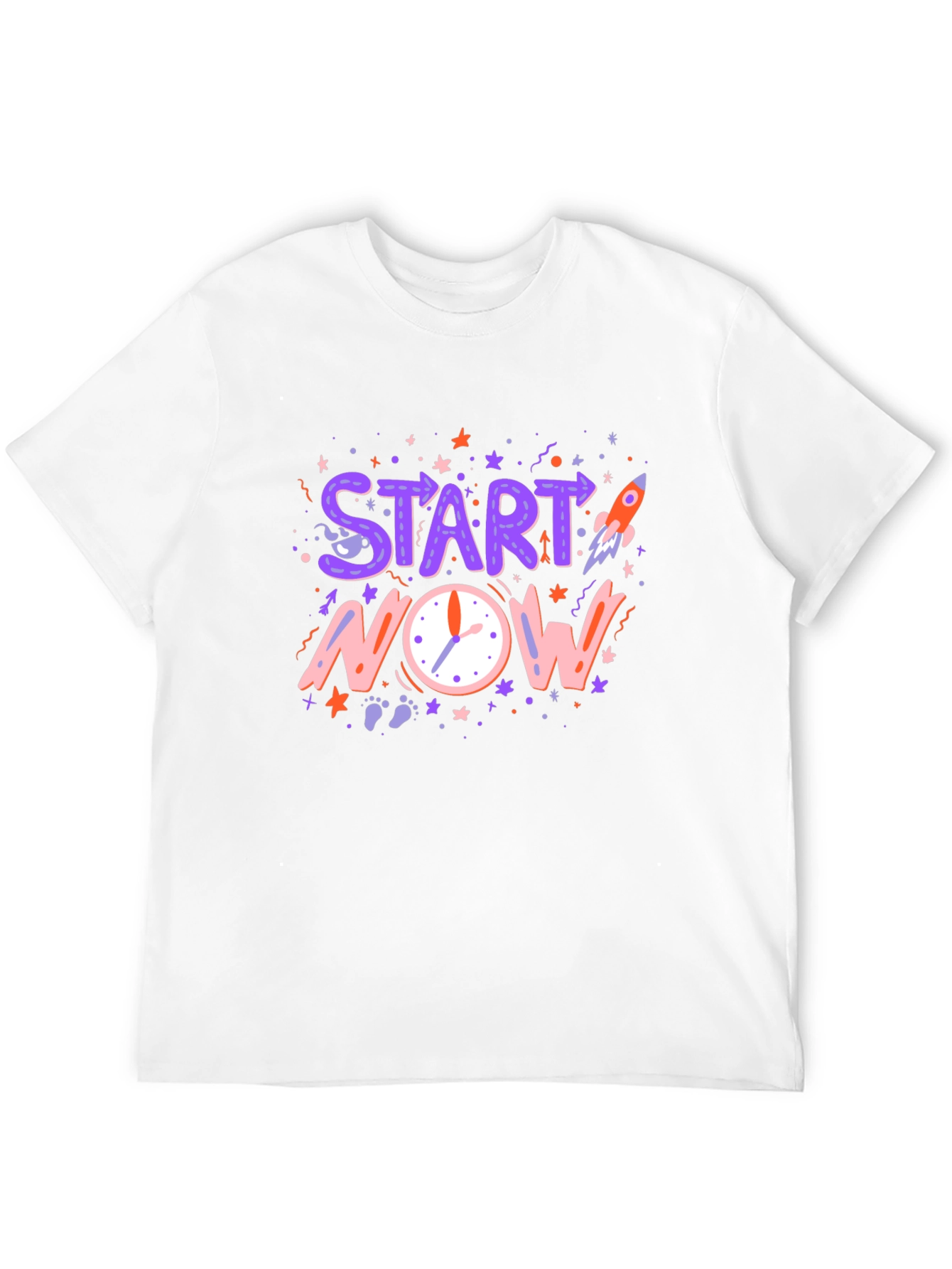 Start Now Graphic Tee - Motivational T-Shirt