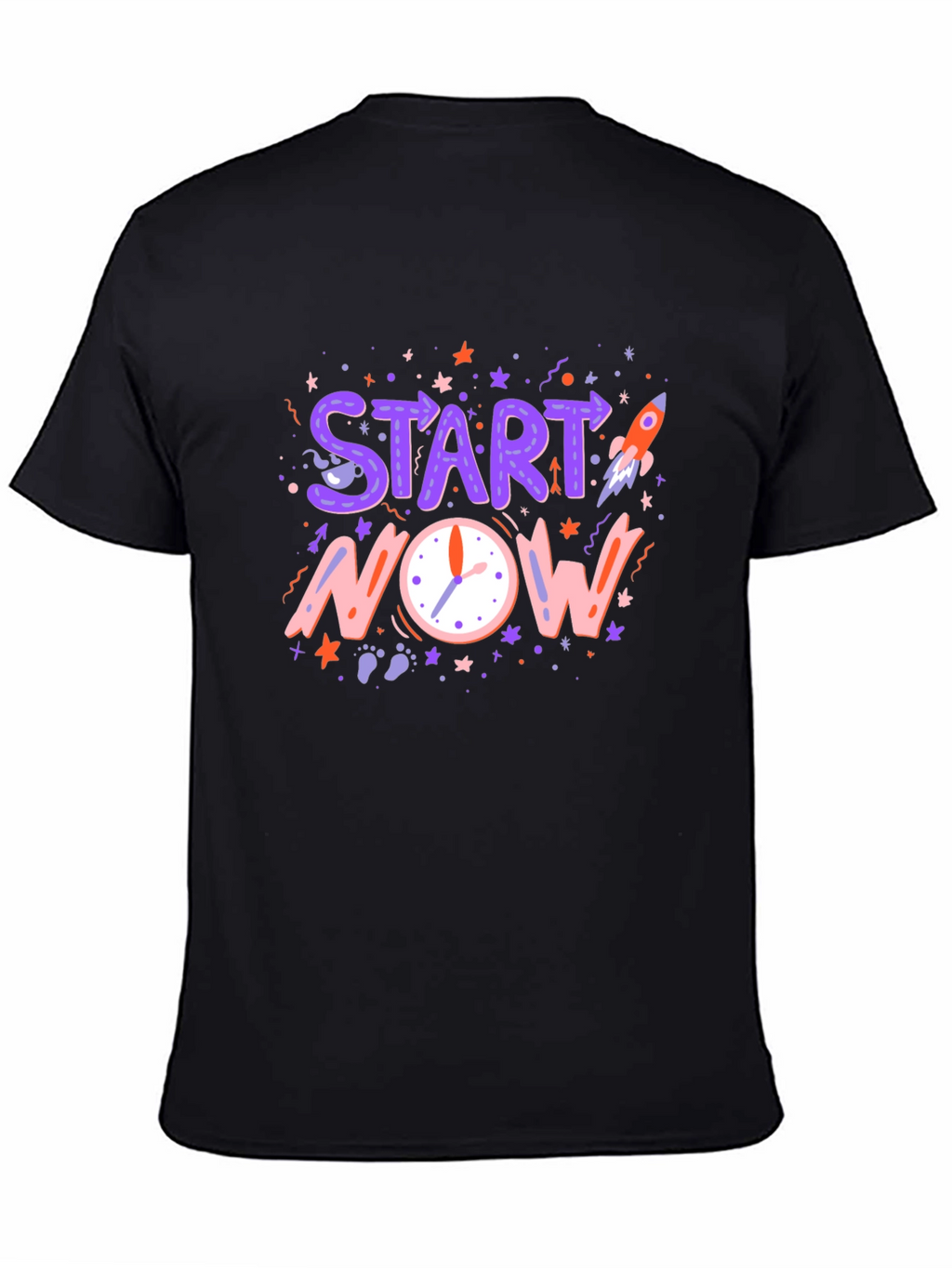 Start Now Graphic Tee - Motivational T-Shirt