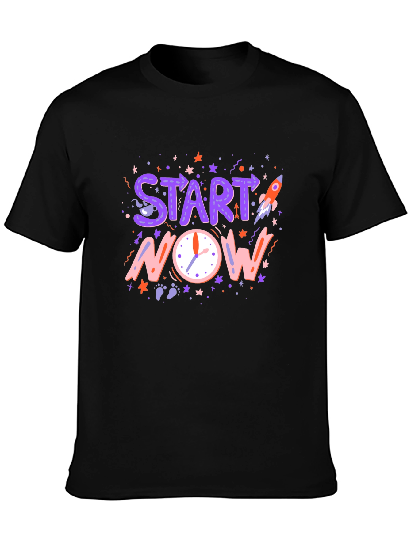 Start Now Graphic Tee - Motivational T-Shirt