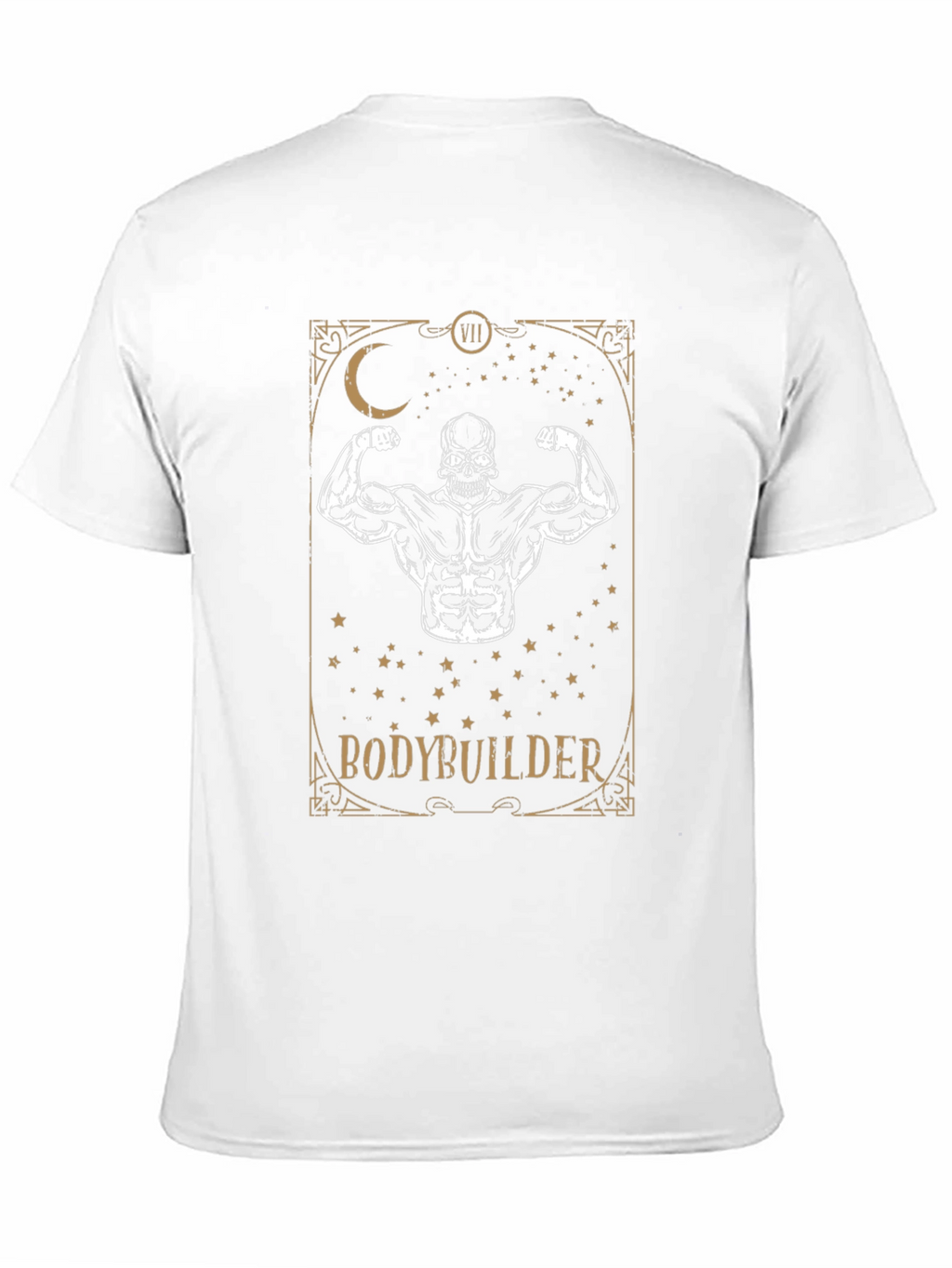 Bodybuilder Skeleton Graphic Tee - Fitness Motivation