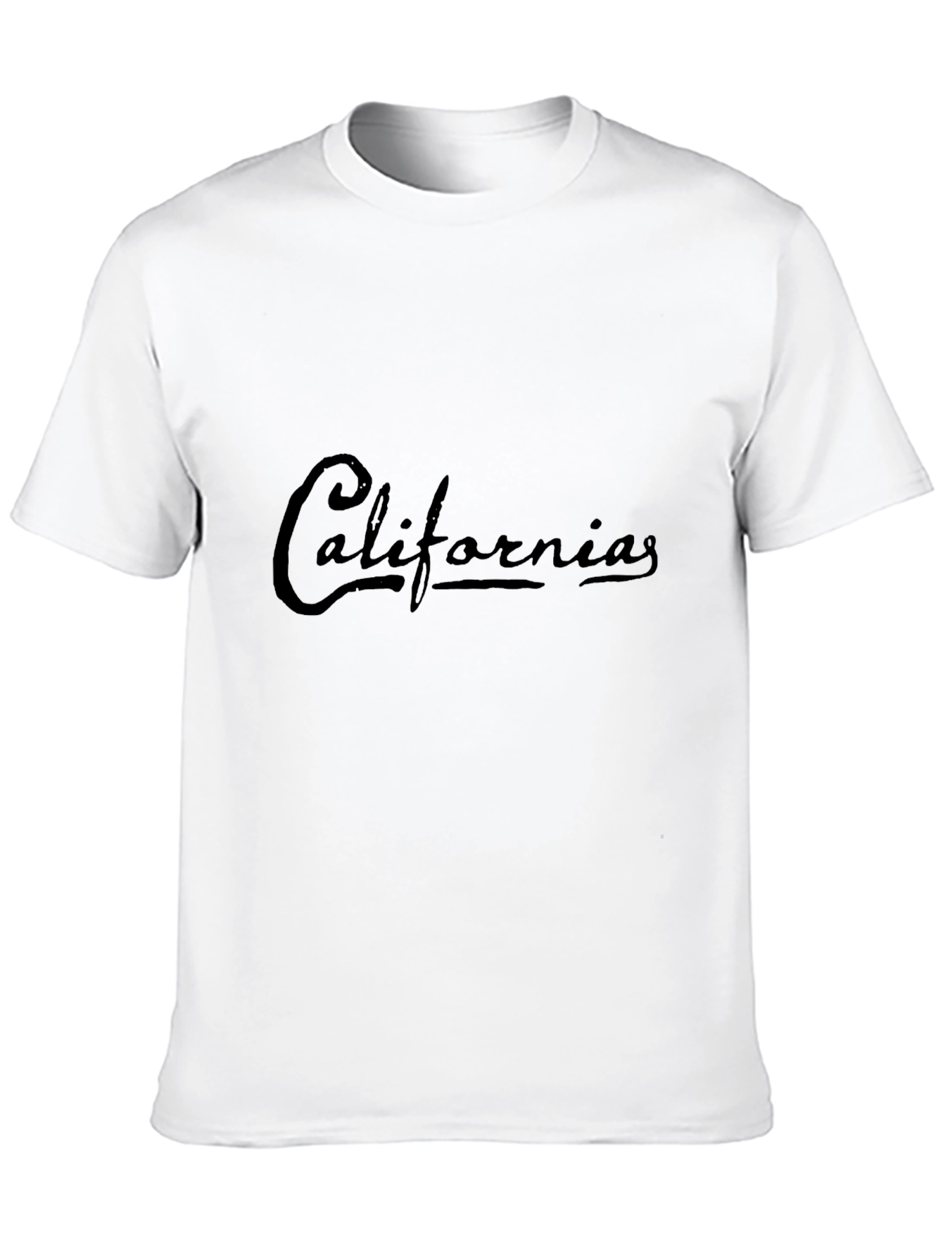 California Script Black T-Shirt