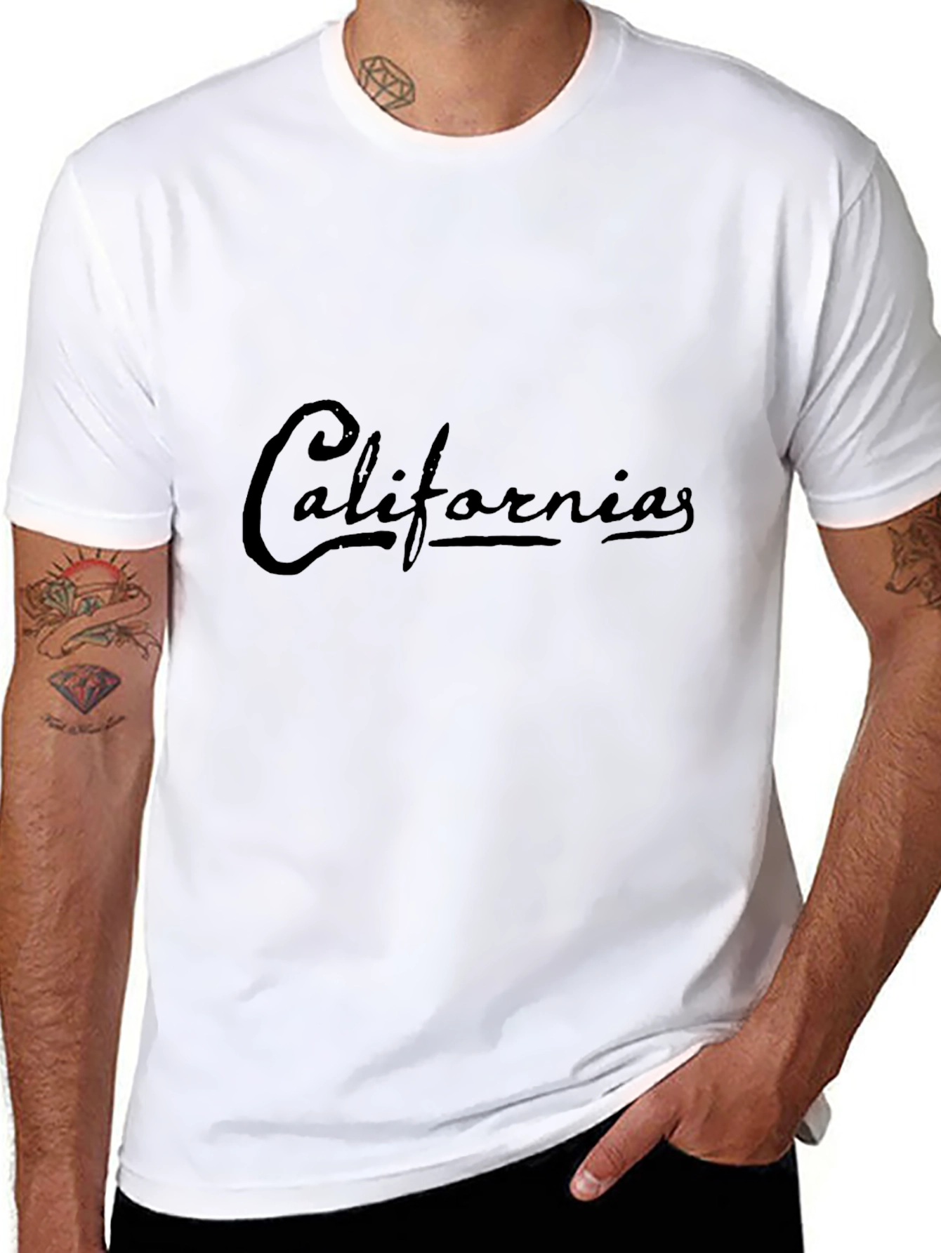 California Script Black T-Shirt