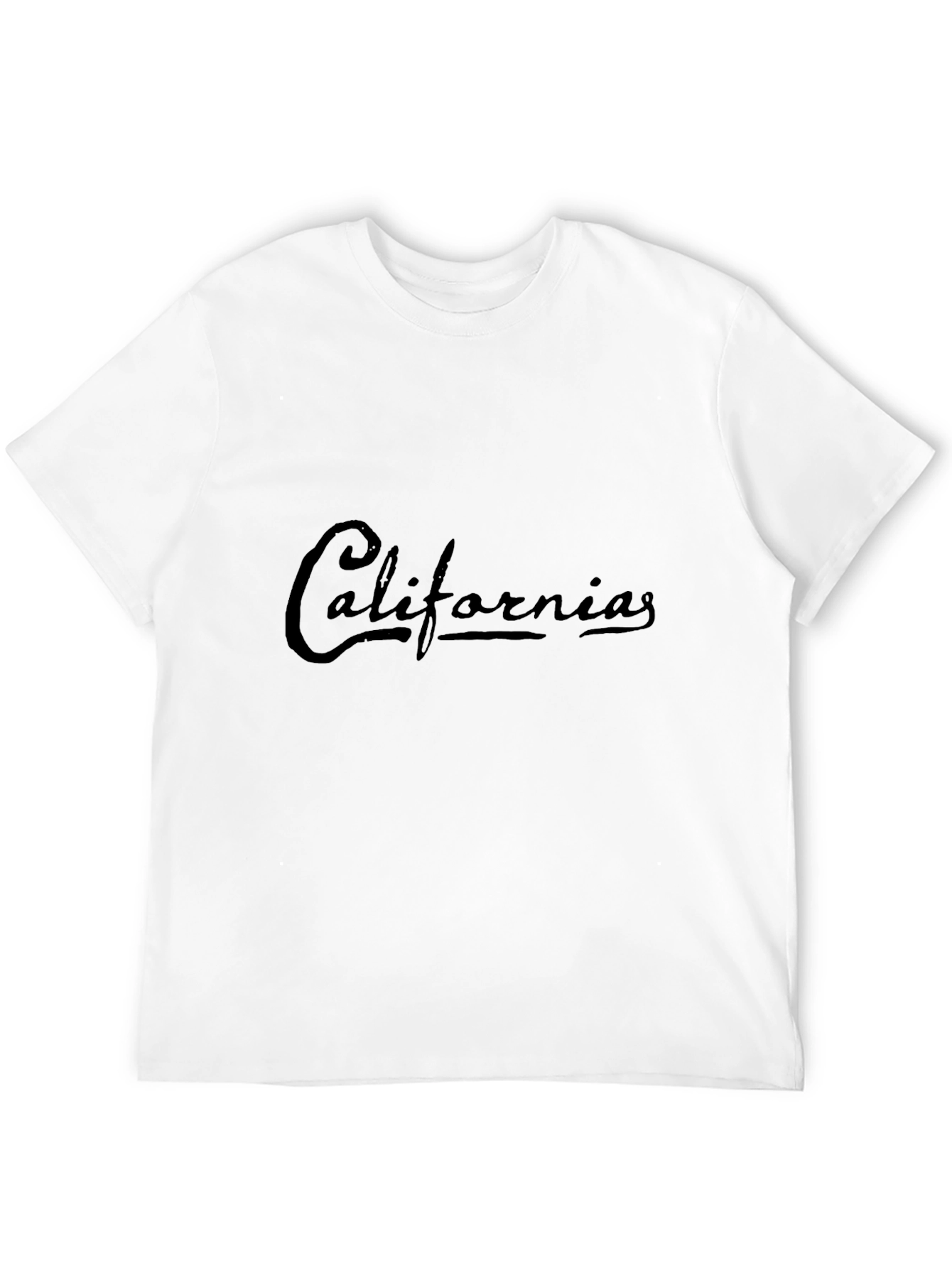 California Script Black T-Shirt