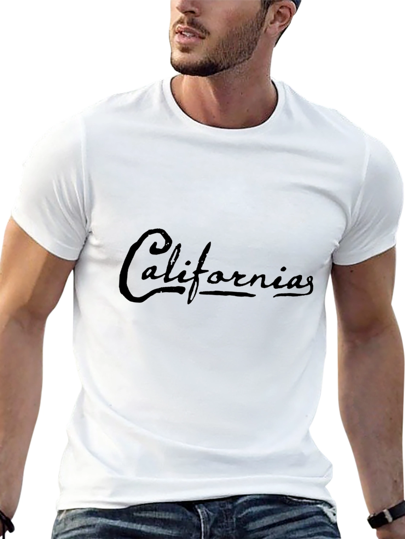 California Script Black T-Shirt