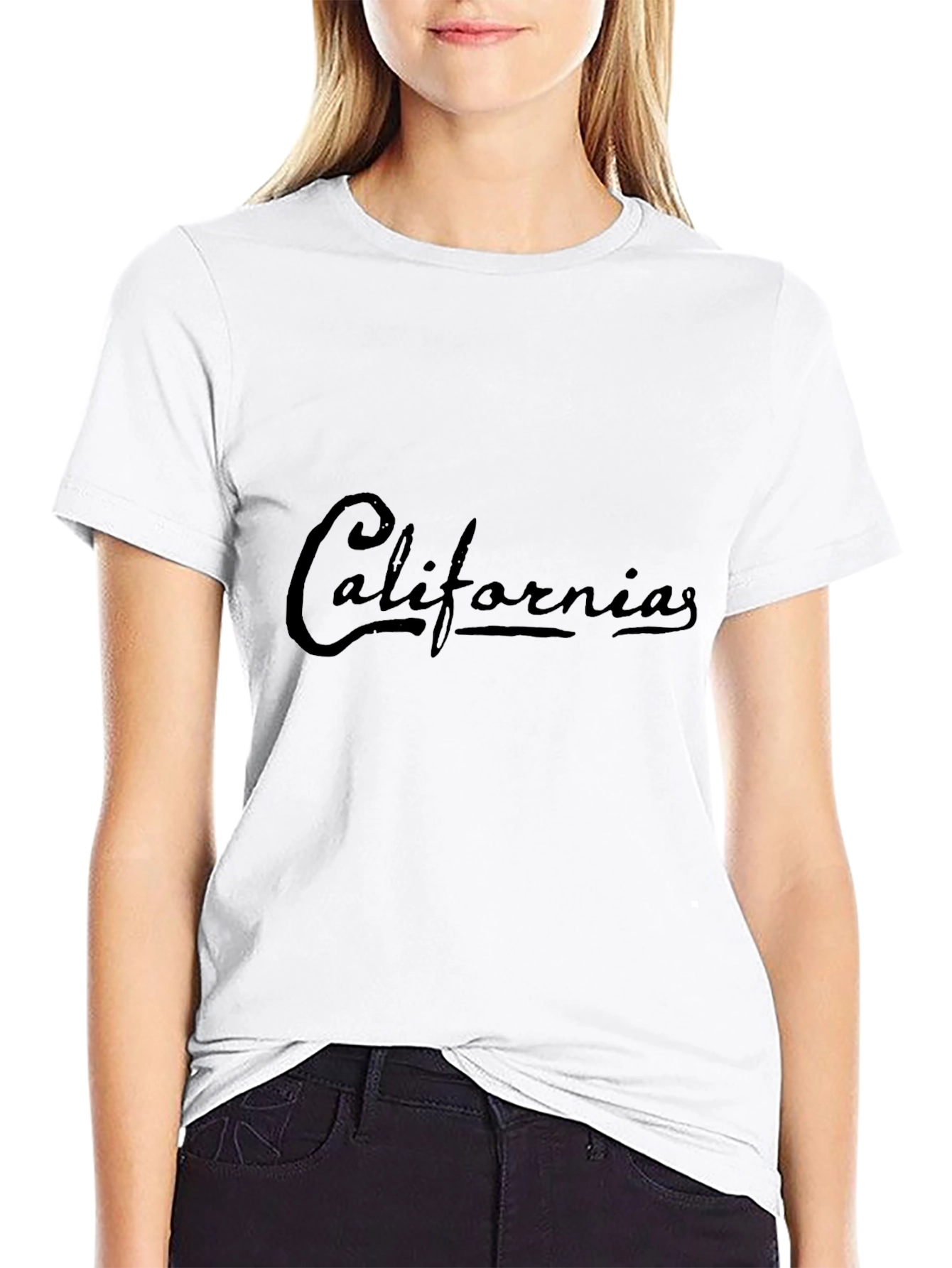 California Script Black T-Shirt