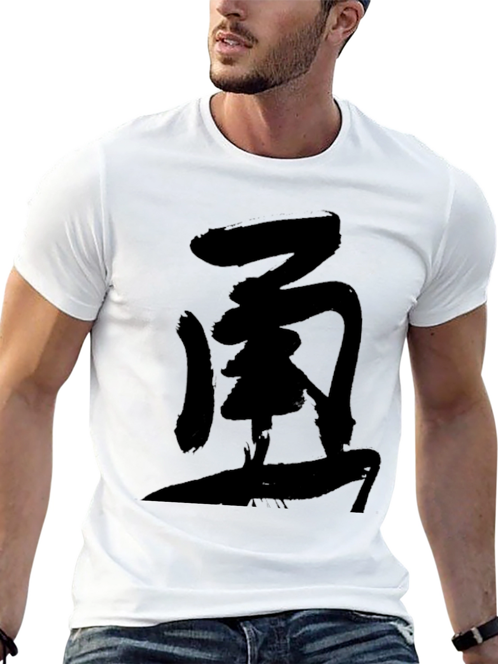 Black Graphic Tee - Anime Inspired