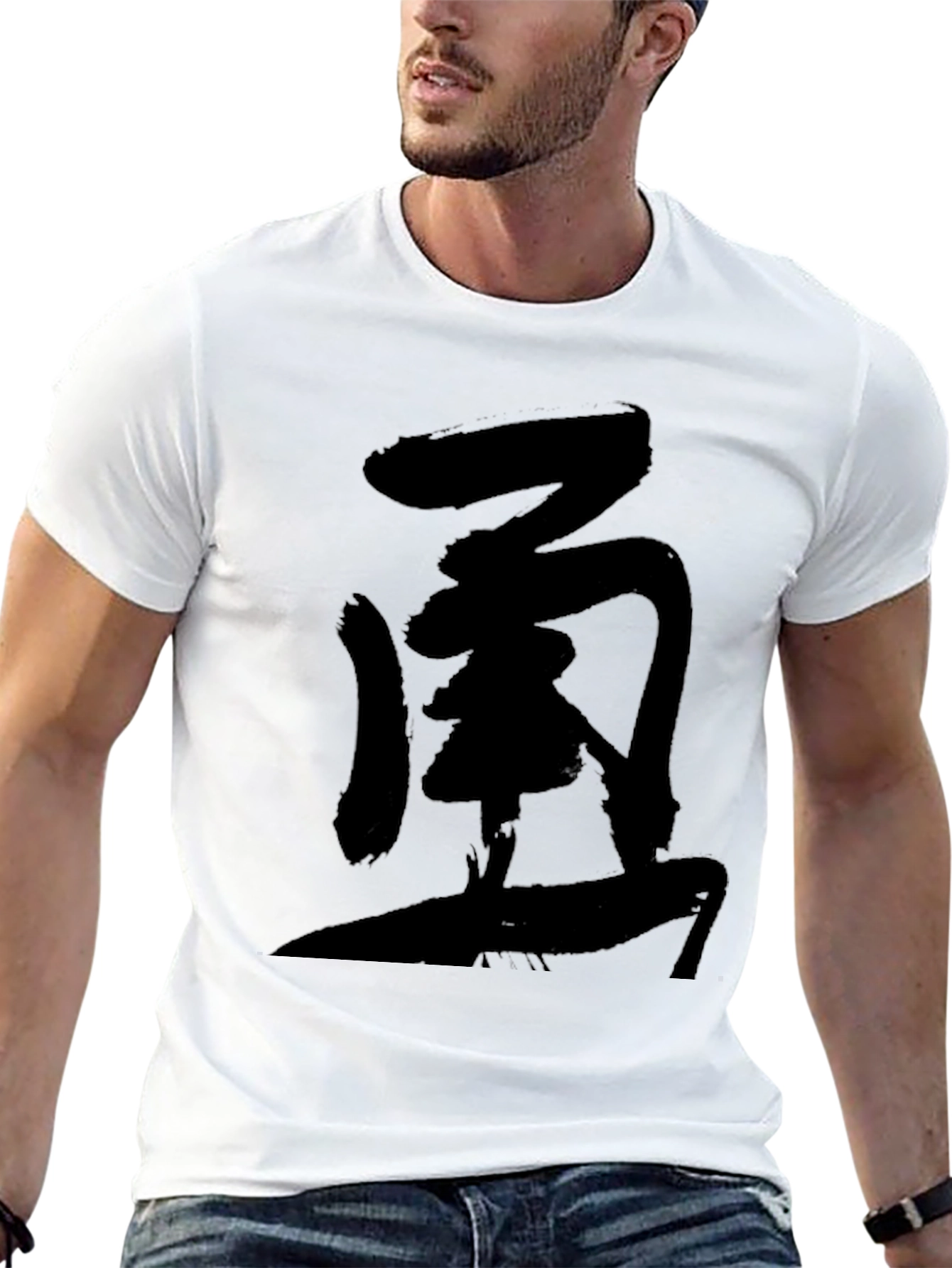 Black Graphic Tee - Anime Inspired