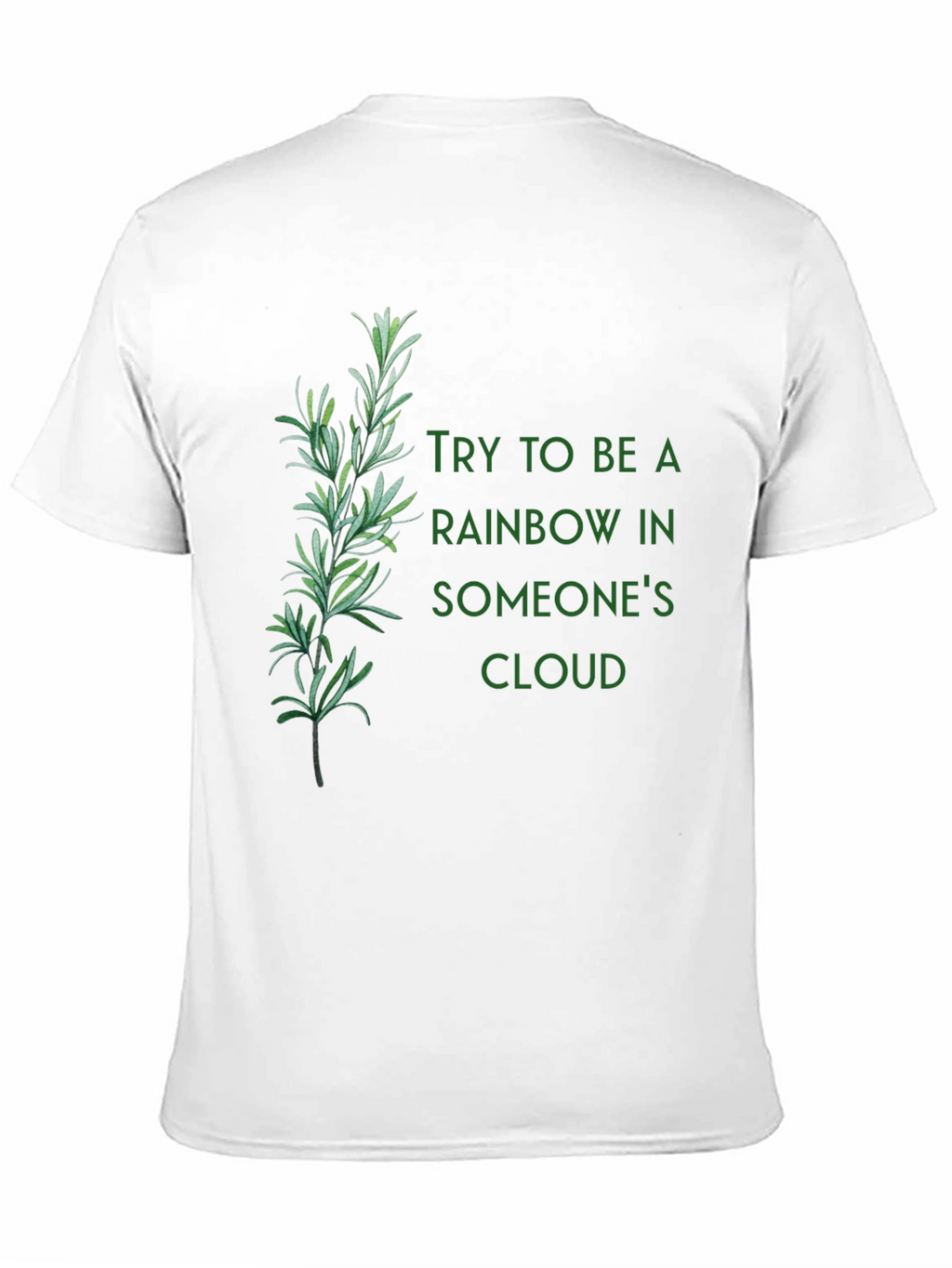 Inspirational Rainbow Cloud Graphic Tee