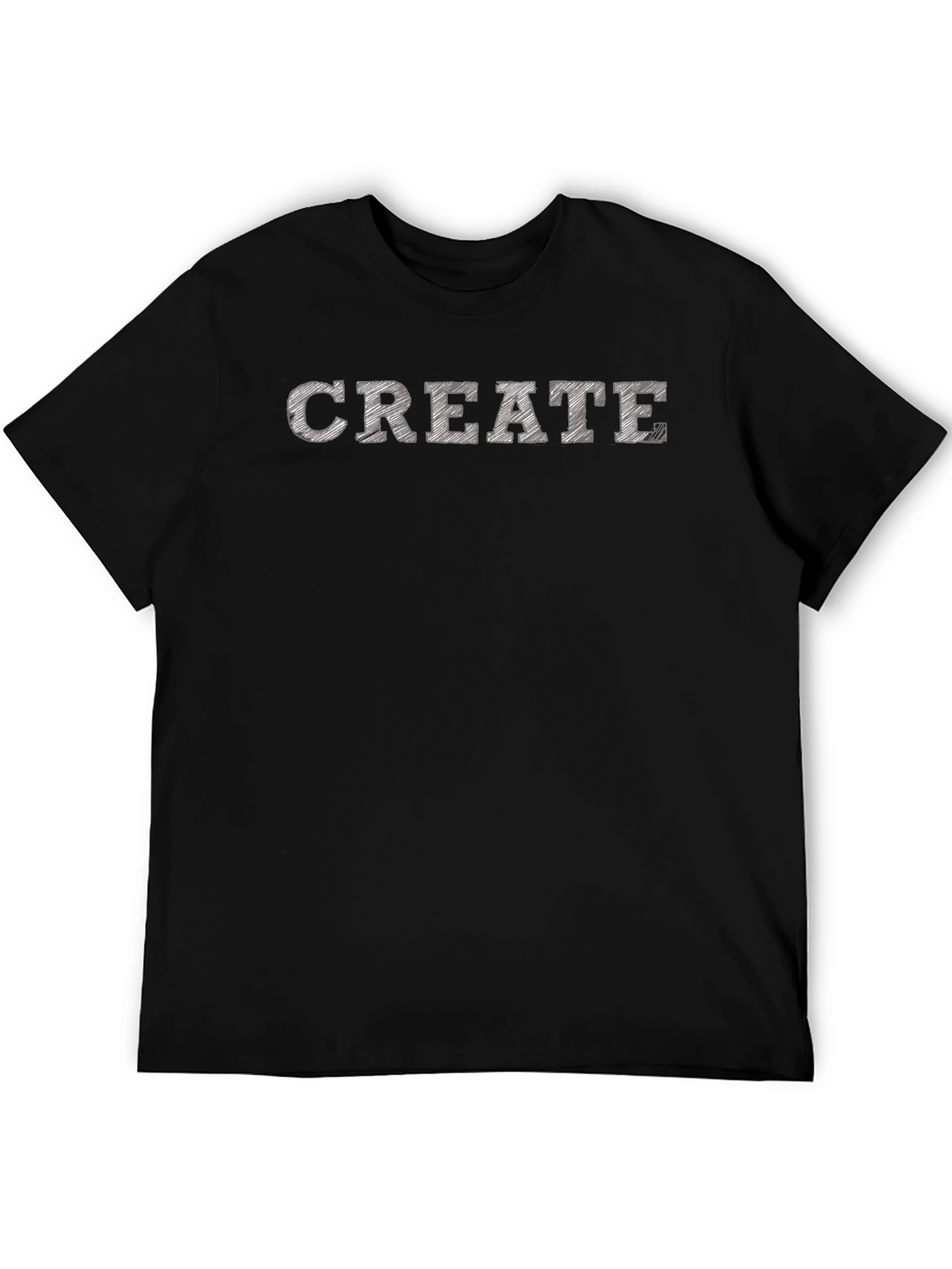 CREATE Graphic Black T-Shirt