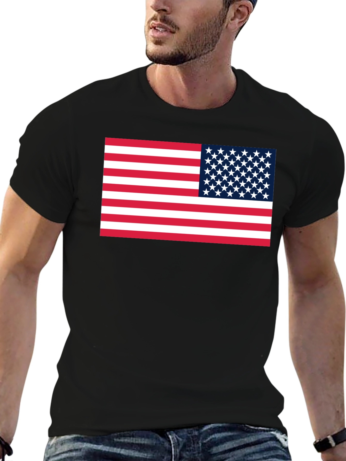 American Flag Graphic Tee - Patriotic Pride