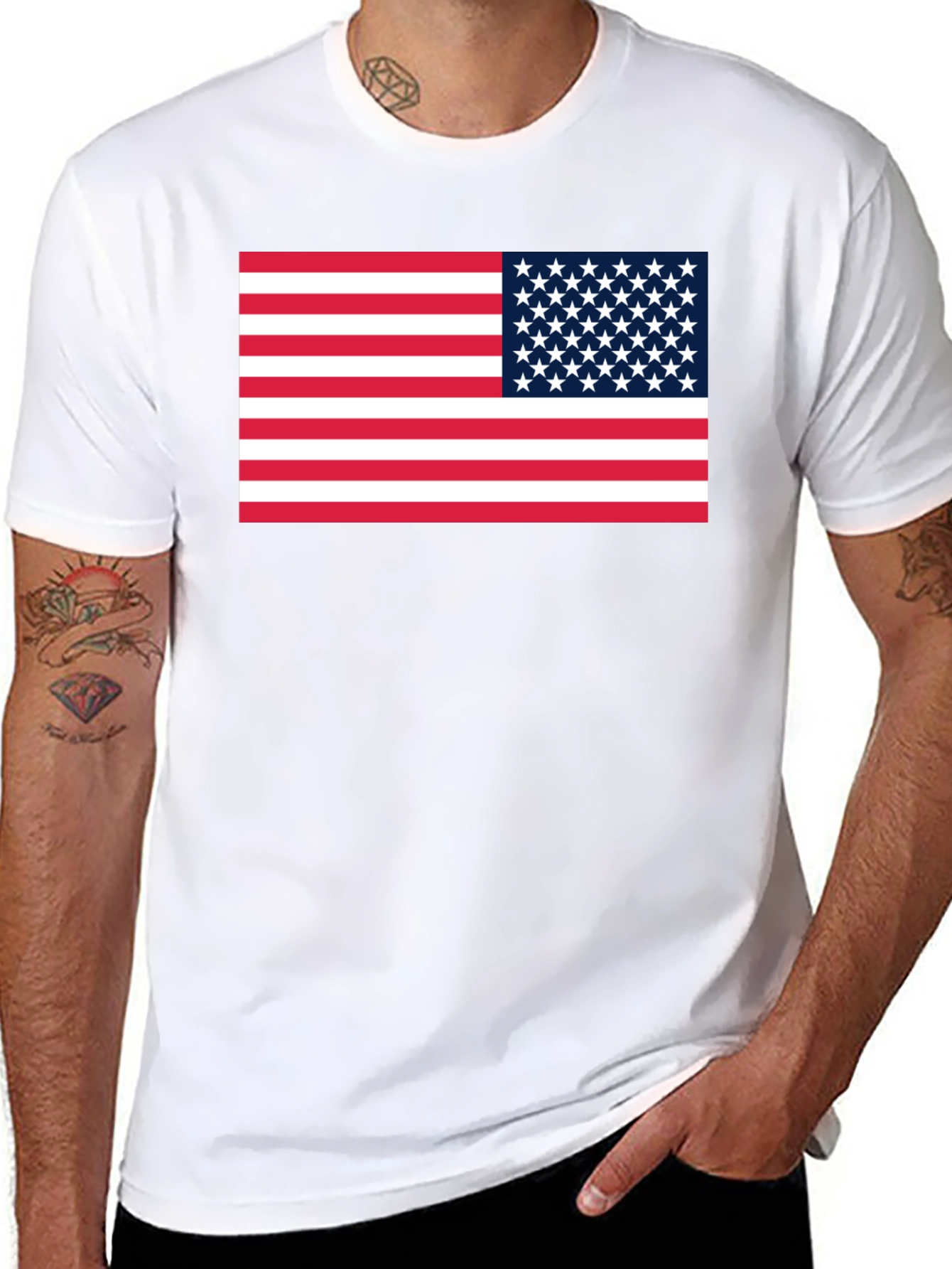 American Flag Graphic Tee - Patriotic Pride