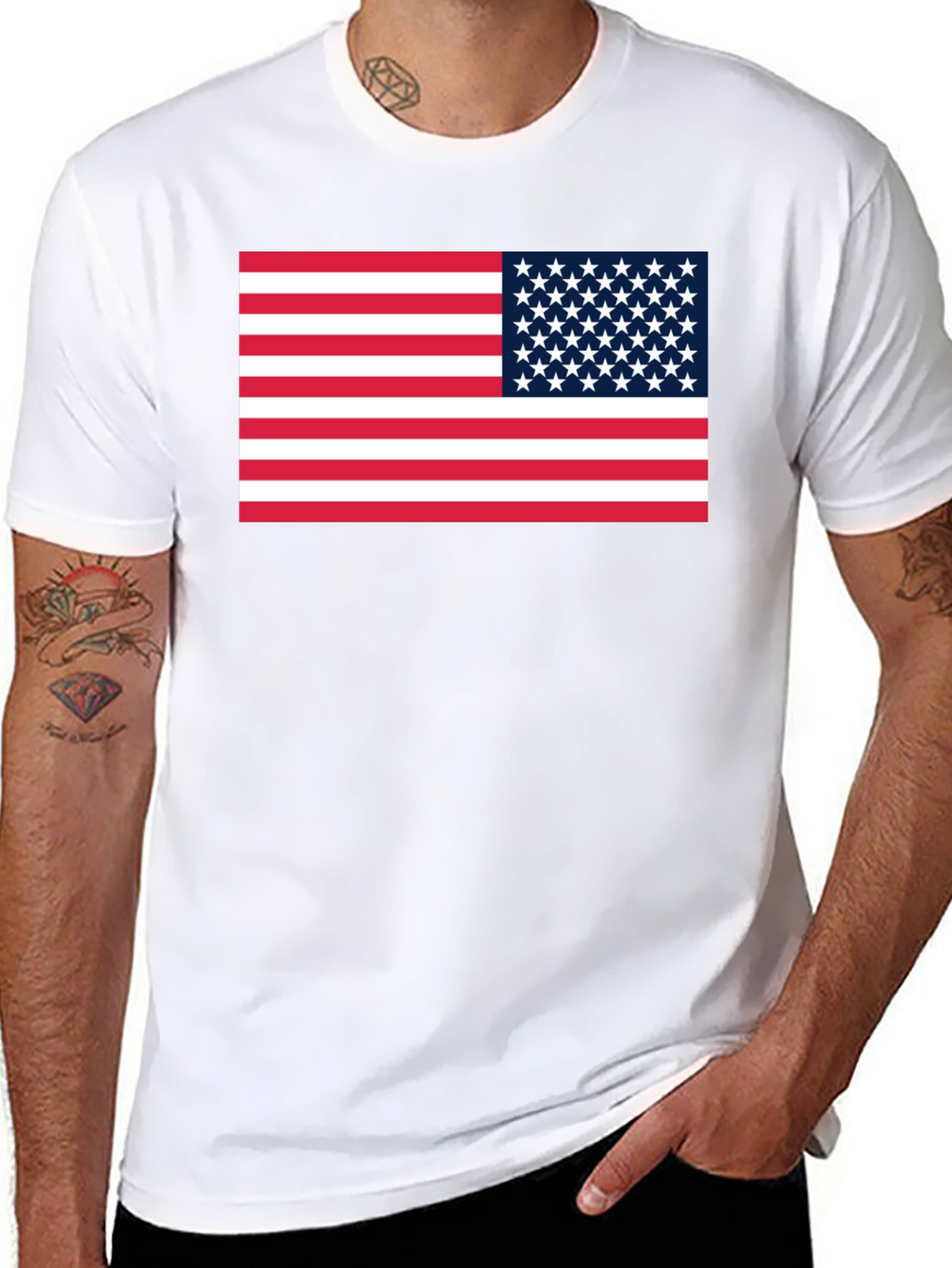 American Flag Graphic Tee - Patriotic Pride