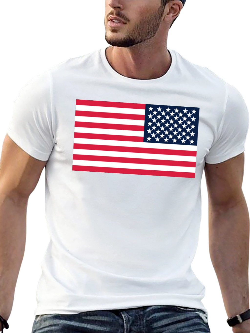American Flag Graphic Tee - Patriotic Pride