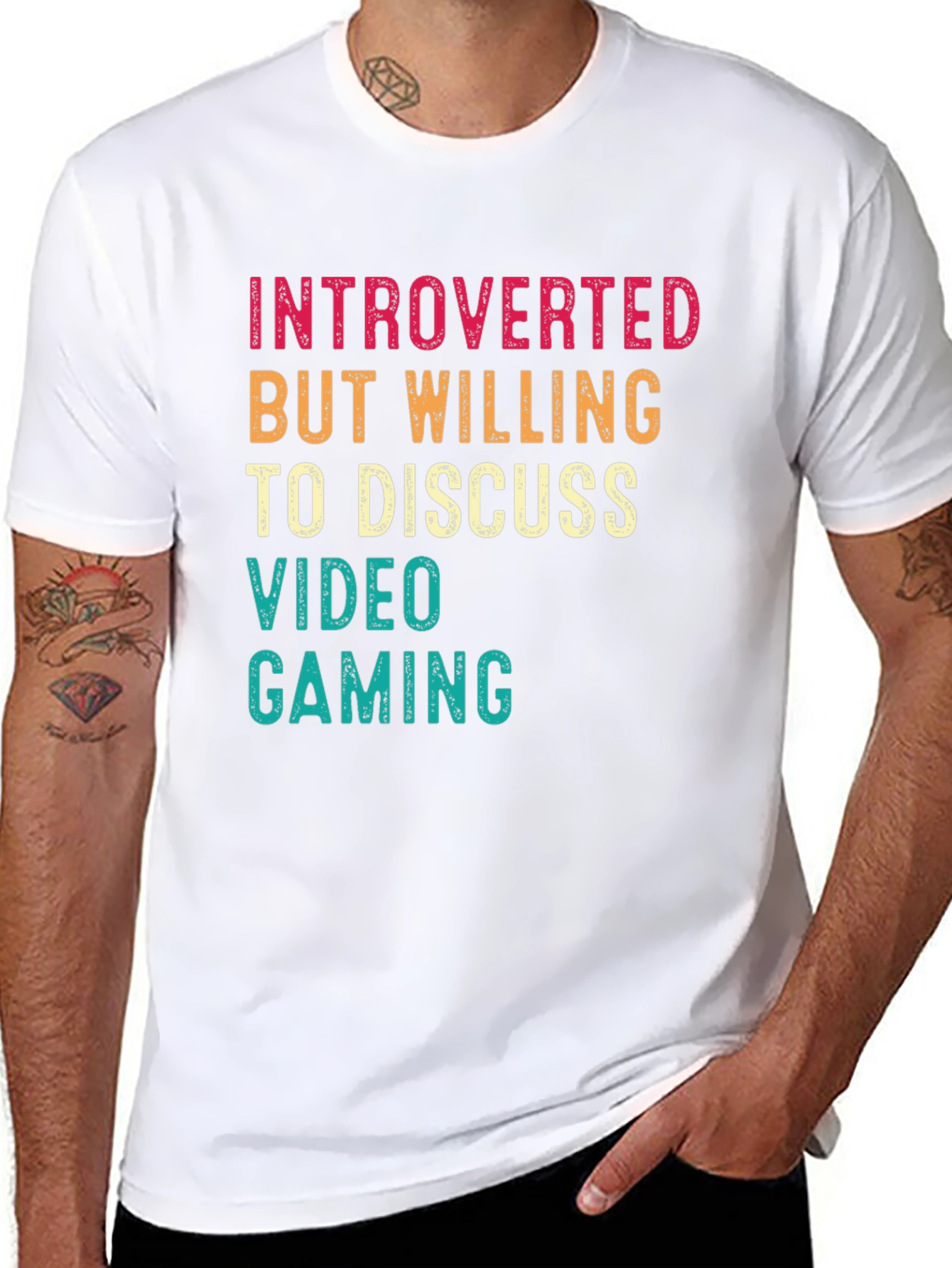 Introverted Gamer Graphic T-Shirt