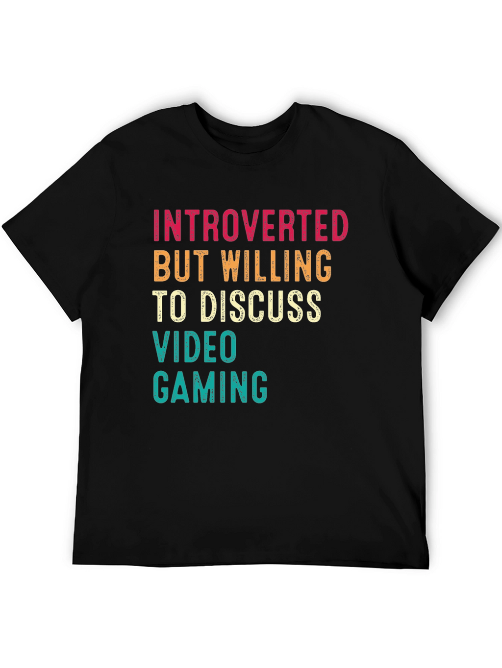 Introverted Gamer Graphic T-Shirt