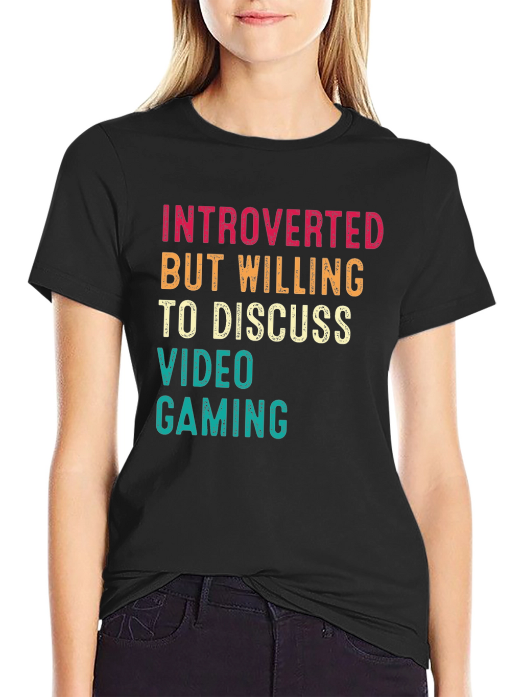 Introverted Gamer Graphic T-Shirt