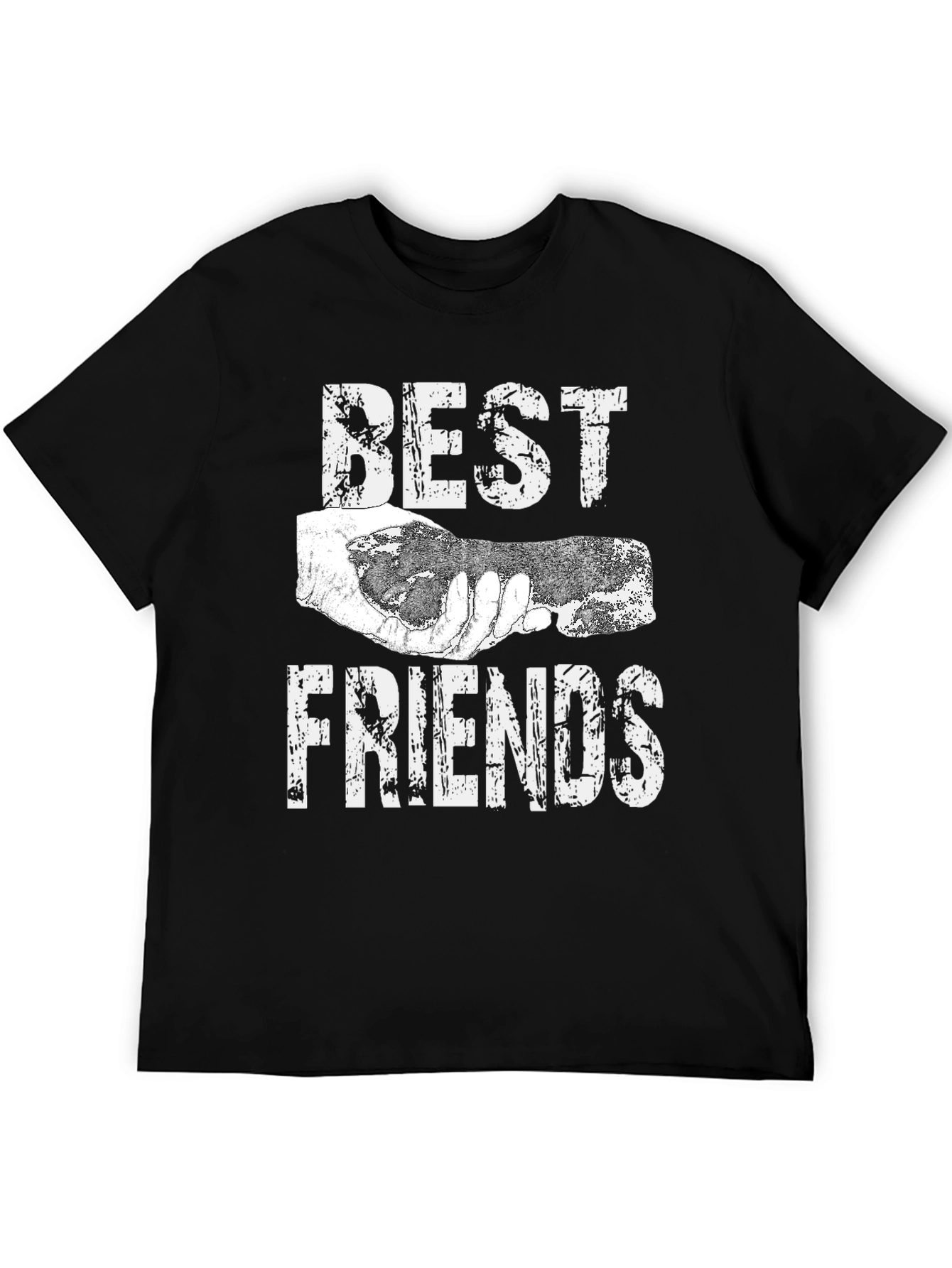 Best Friends Graphic T-Shirt - Unisex Black Tee