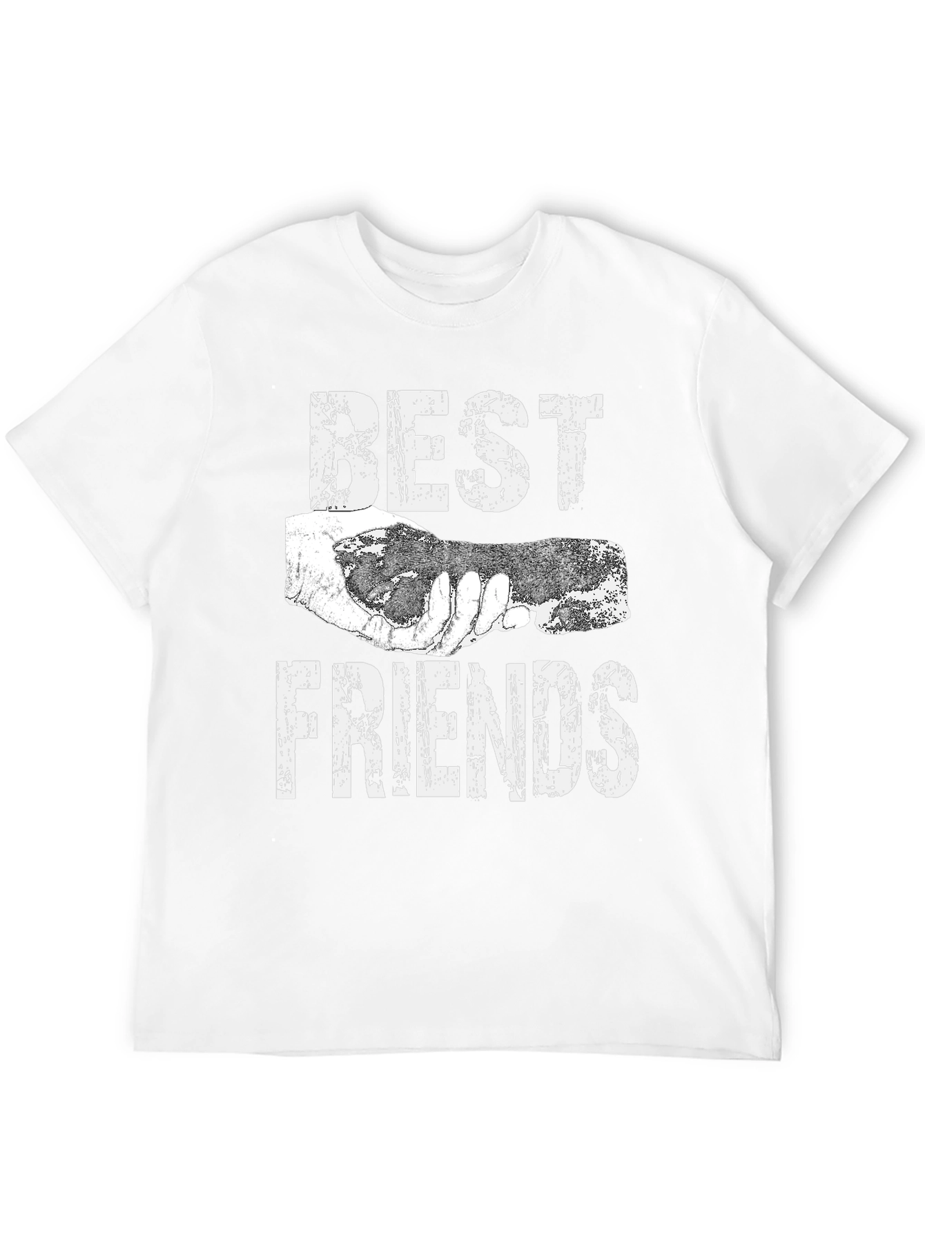 Best Friends Graphic T-Shirt - Unisex Black Tee