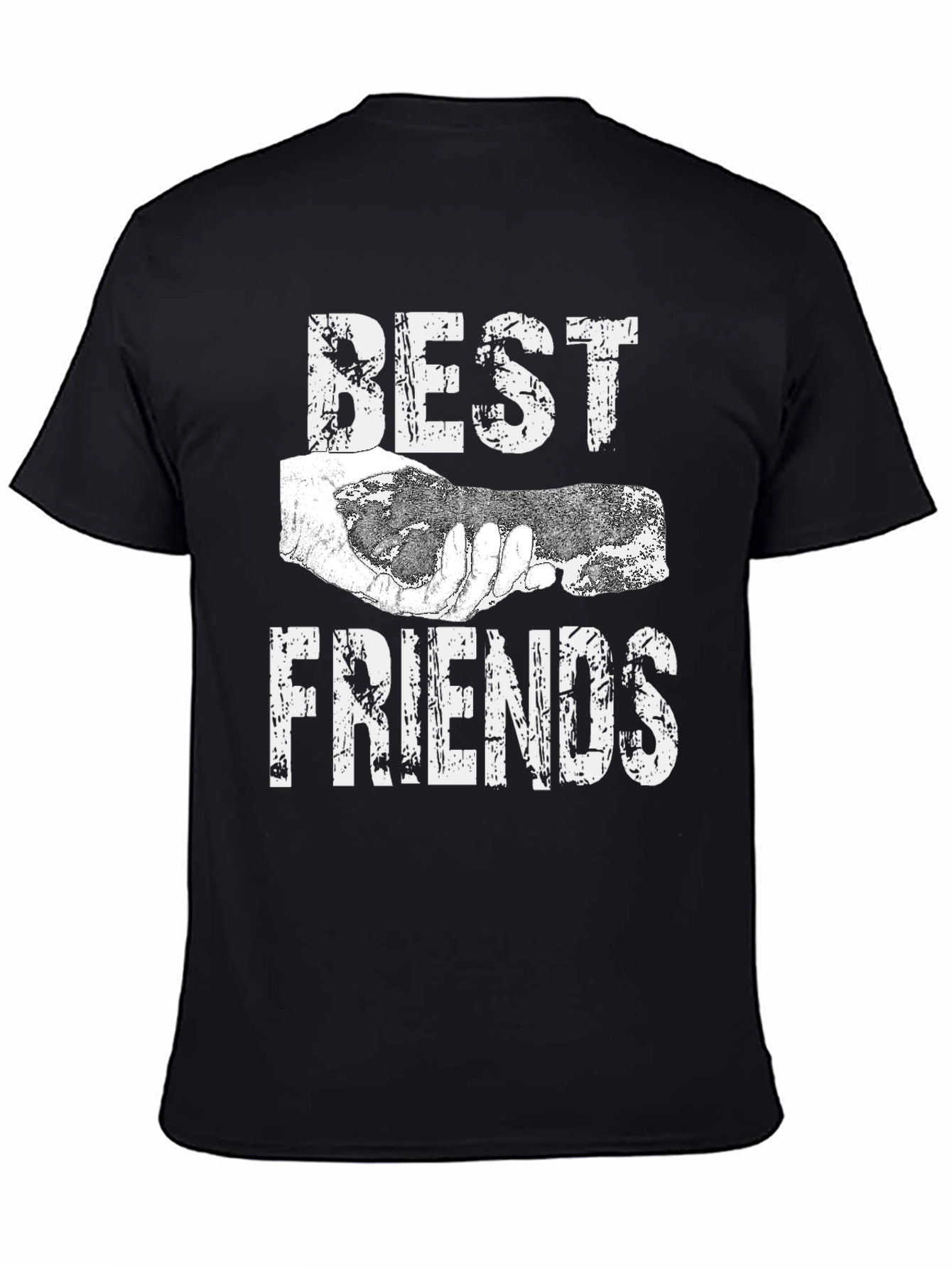 Best Friends Graphic T-Shirt - Unisex Black Tee