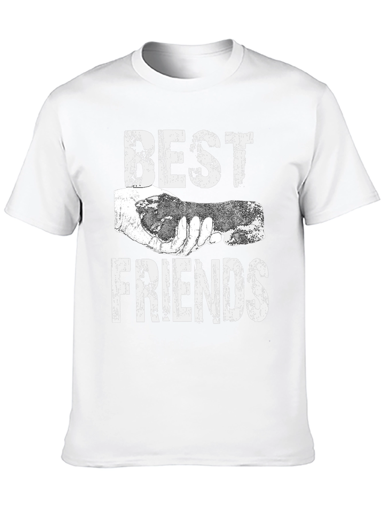 Best Friends Graphic T-Shirt - Unisex Black Tee