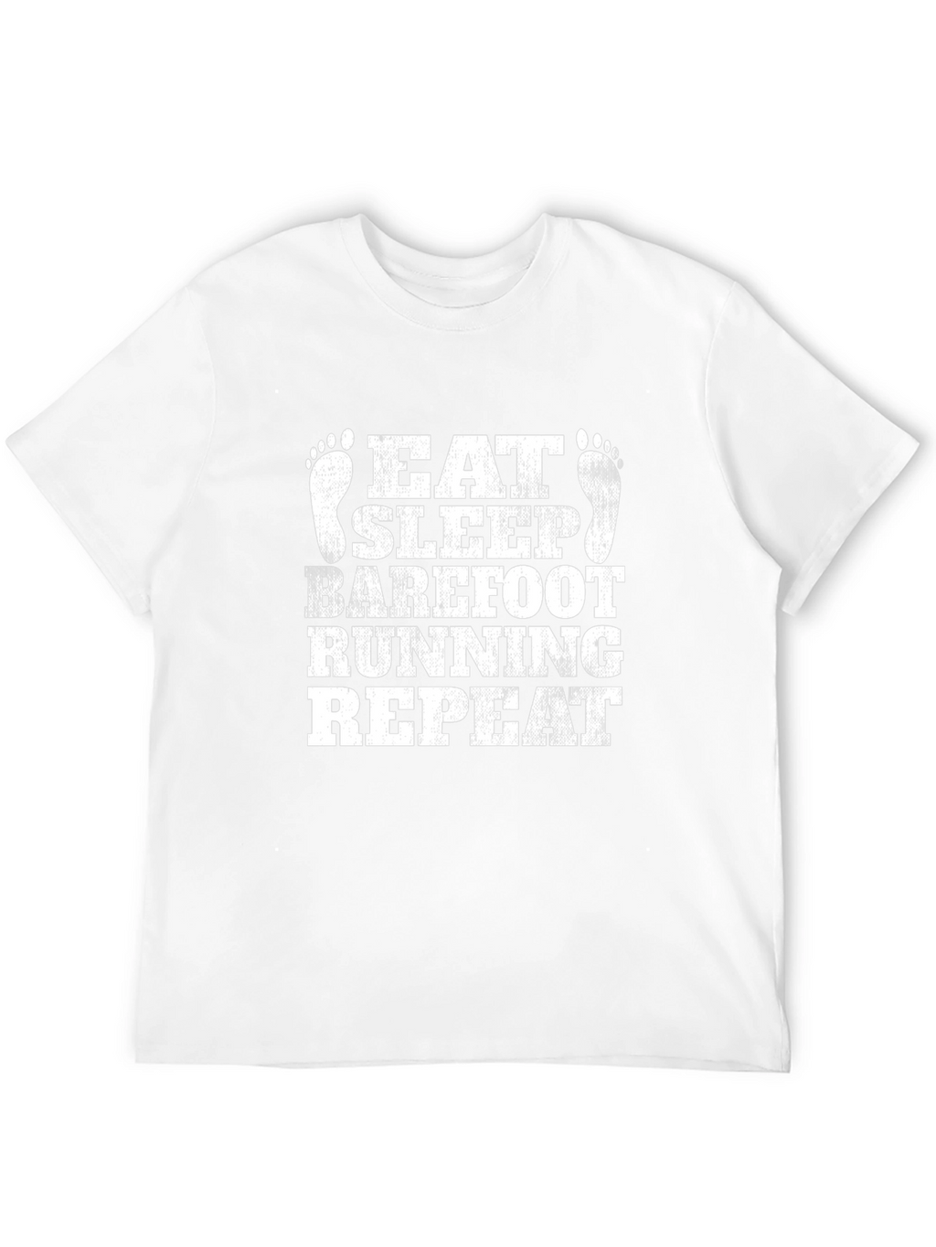 Eat Sleep Barefoot Running Repeat T-Shirt