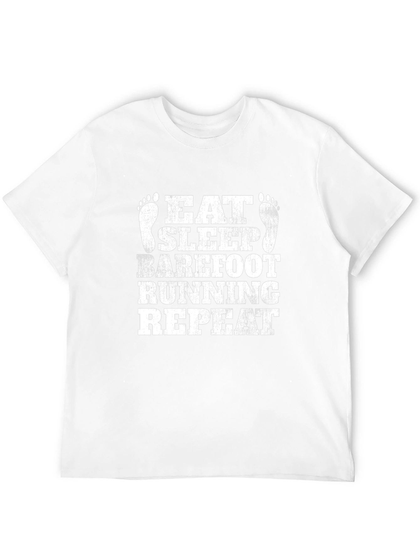 Eat Sleep Barefoot Running Repeat T-Shirt