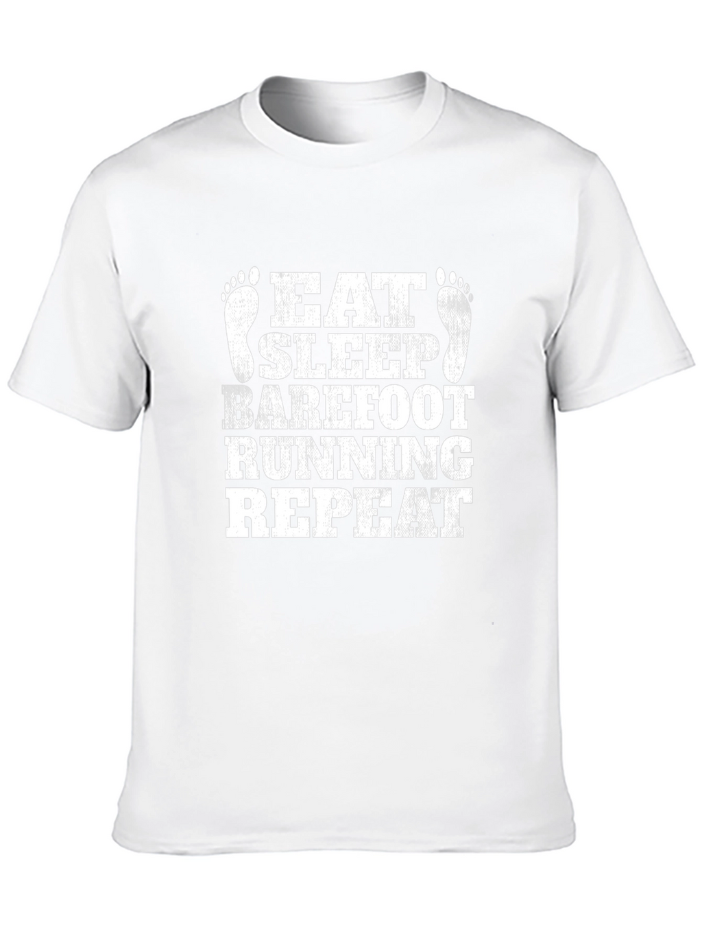 Eat Sleep Barefoot Running Repeat T-Shirt