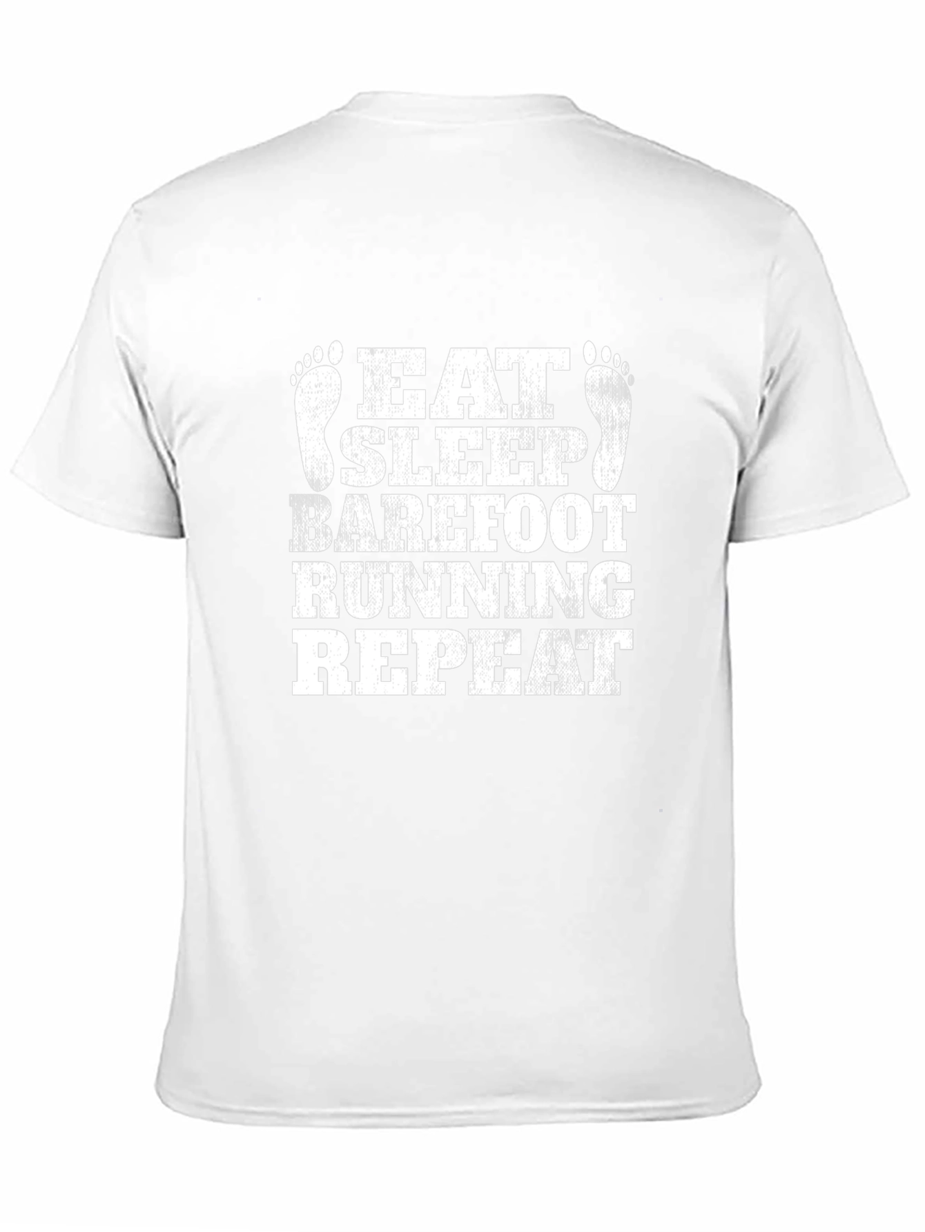 Eat Sleep Barefoot Running Repeat T-Shirt