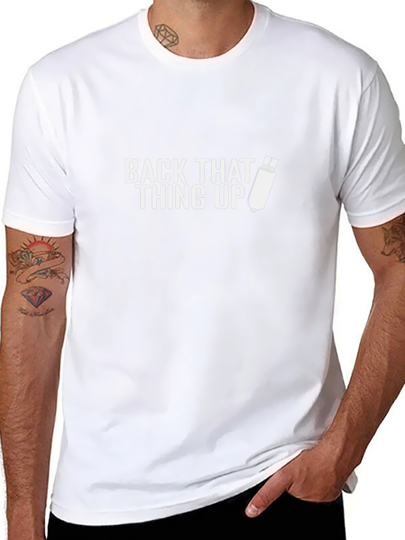 Back That Thing Up Black T-Shirt