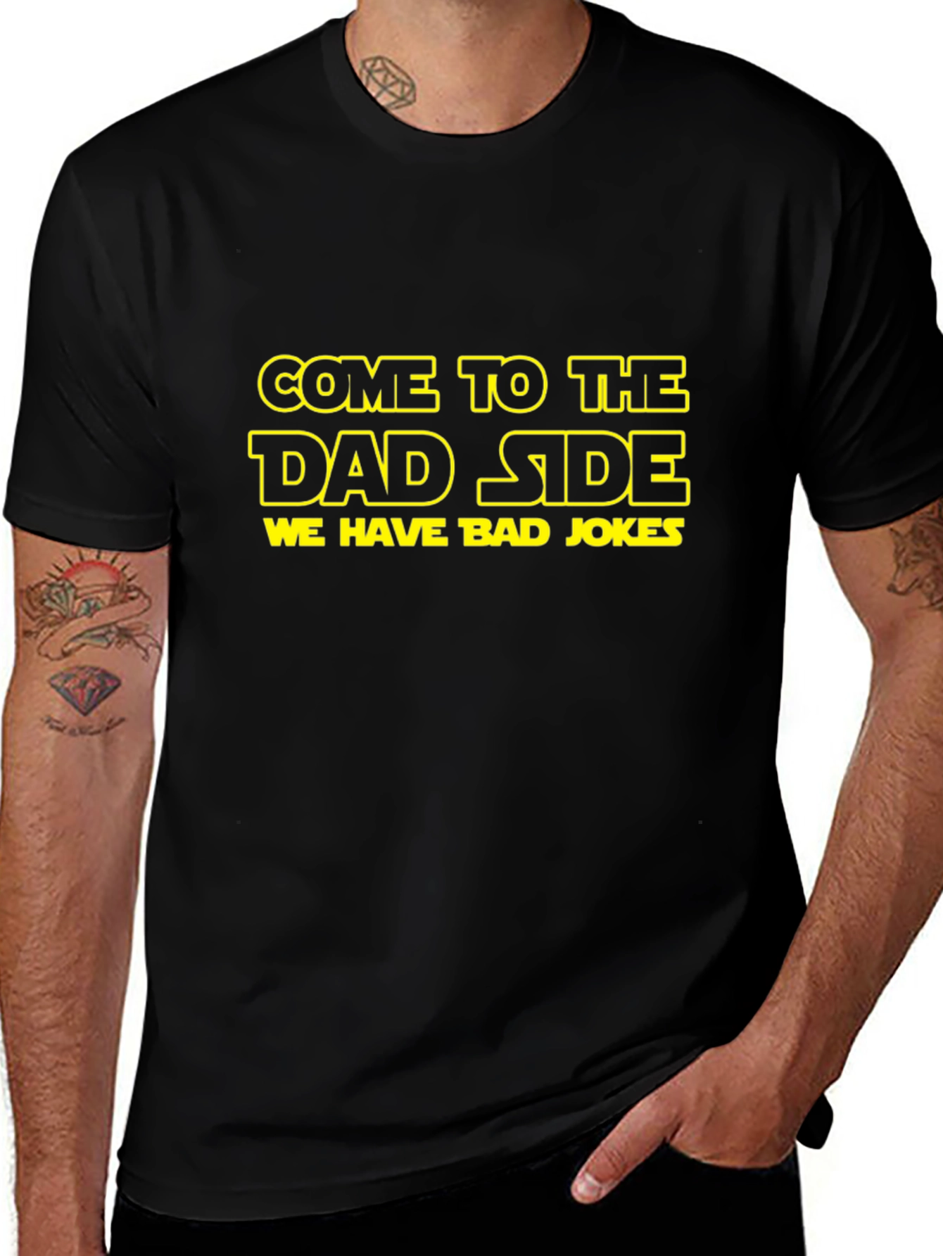 Come to the Dad Side T-Shirt - Funny Star Wars Parody
