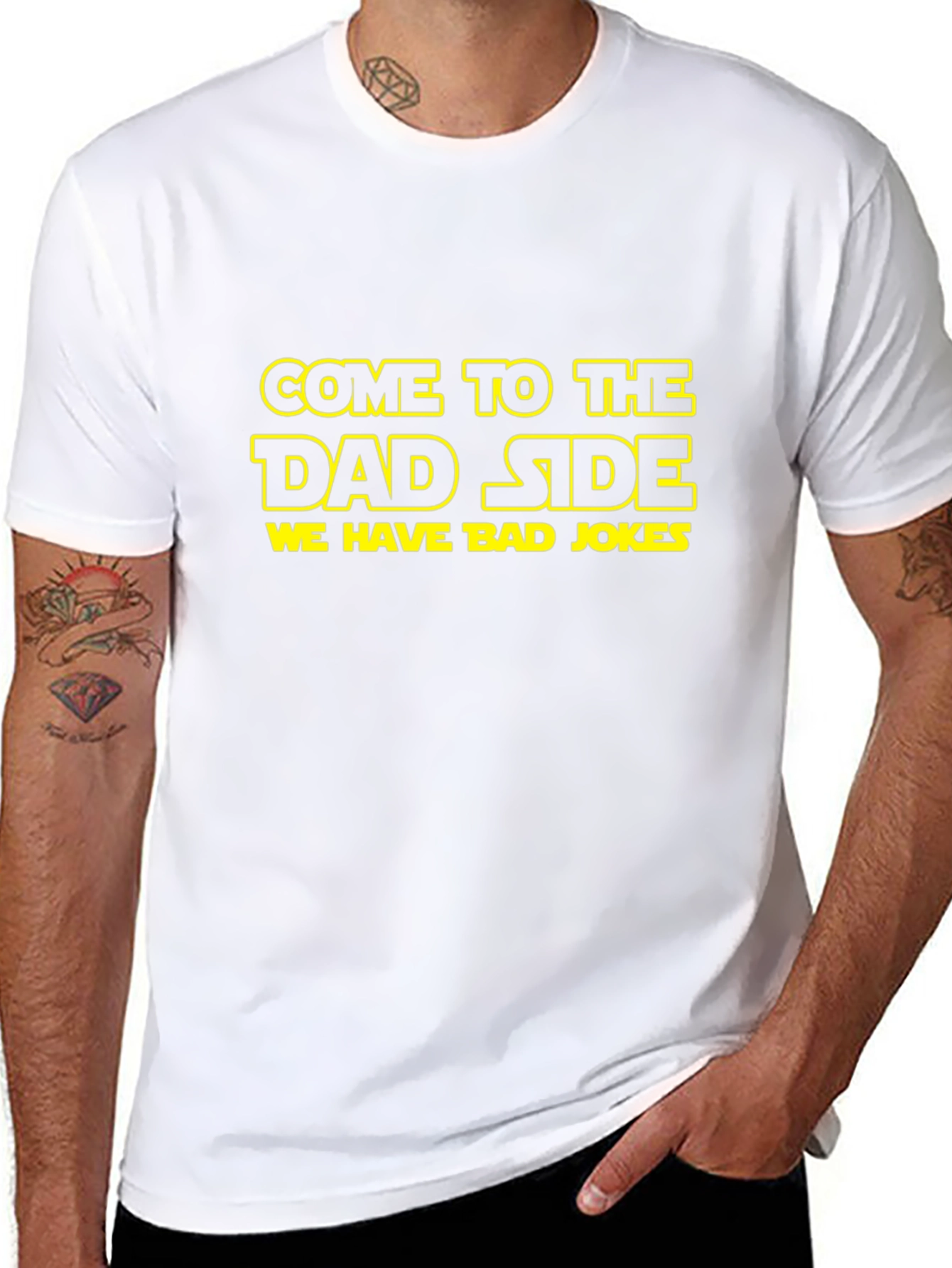 Come to the Dad Side T-Shirt - Funny Star Wars Parody