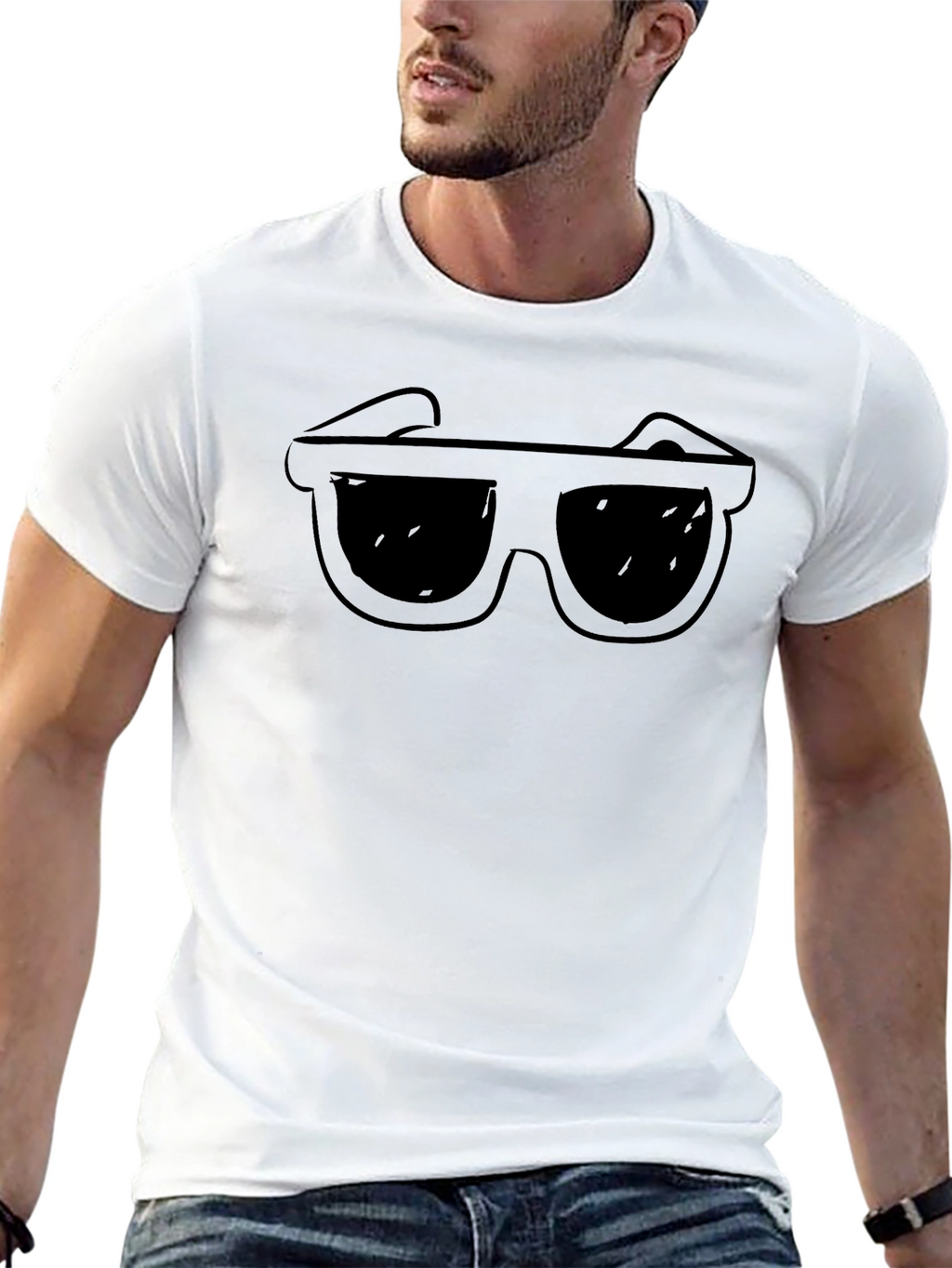 Cool Shades Graphic T-Shirt - Classic Black