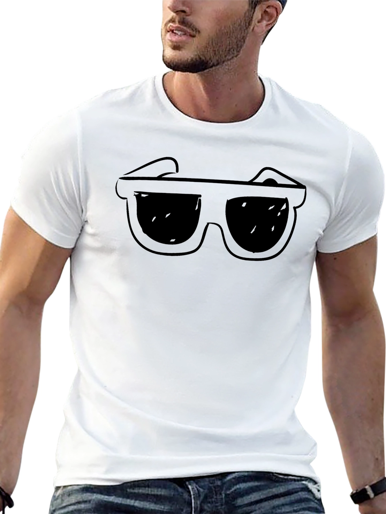 Cool Shades Graphic T-Shirt - Classic Black