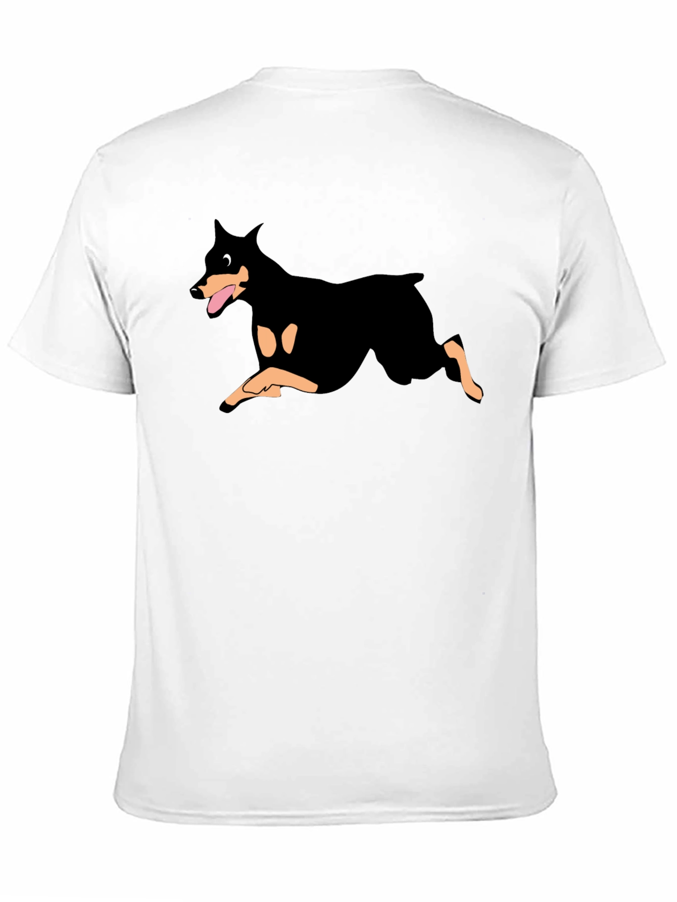Doberman Graphic Black T-Shirt