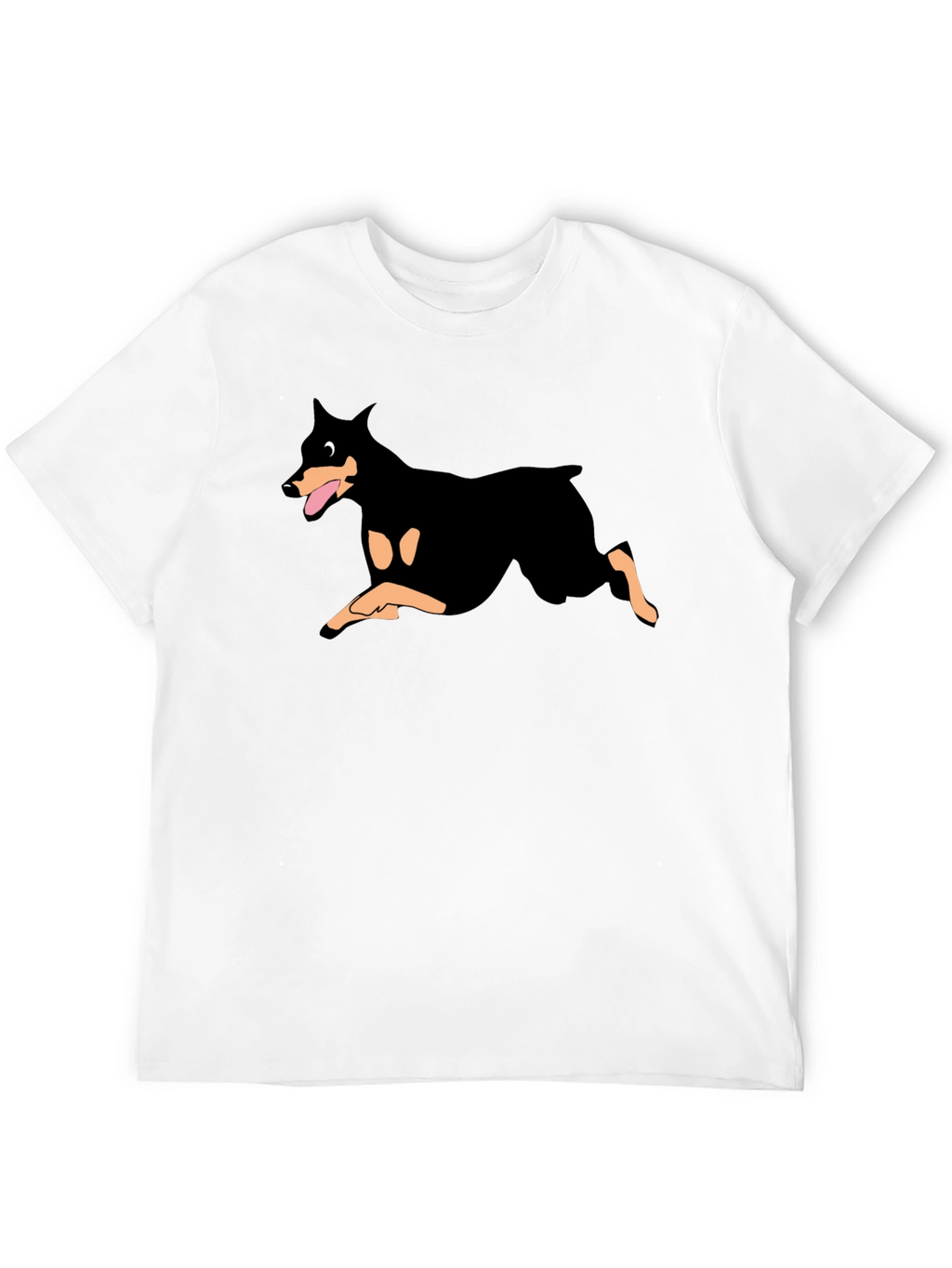 Doberman Graphic Black T-Shirt