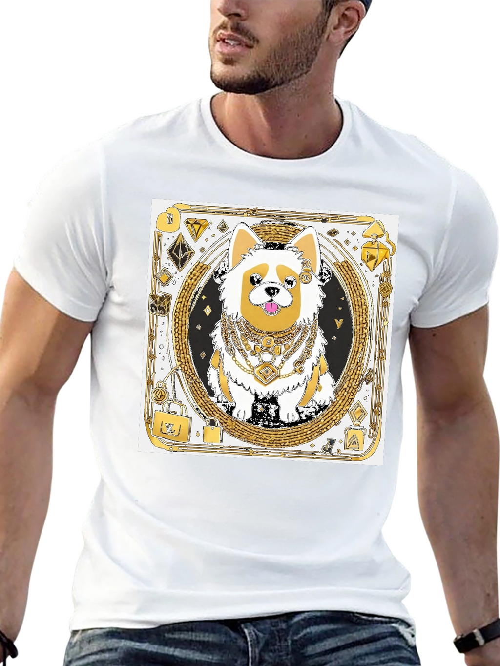 Dog NFT Graphic T-Shirt