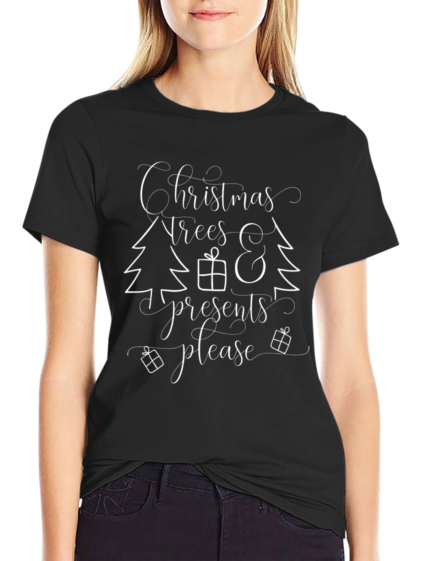 Christmas Trees Presents Please T-Shirt