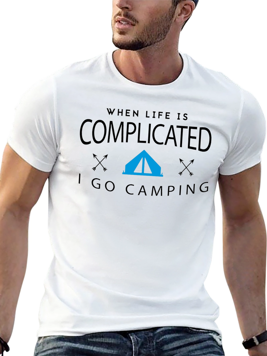 Complicated Life Camping T-Shirt