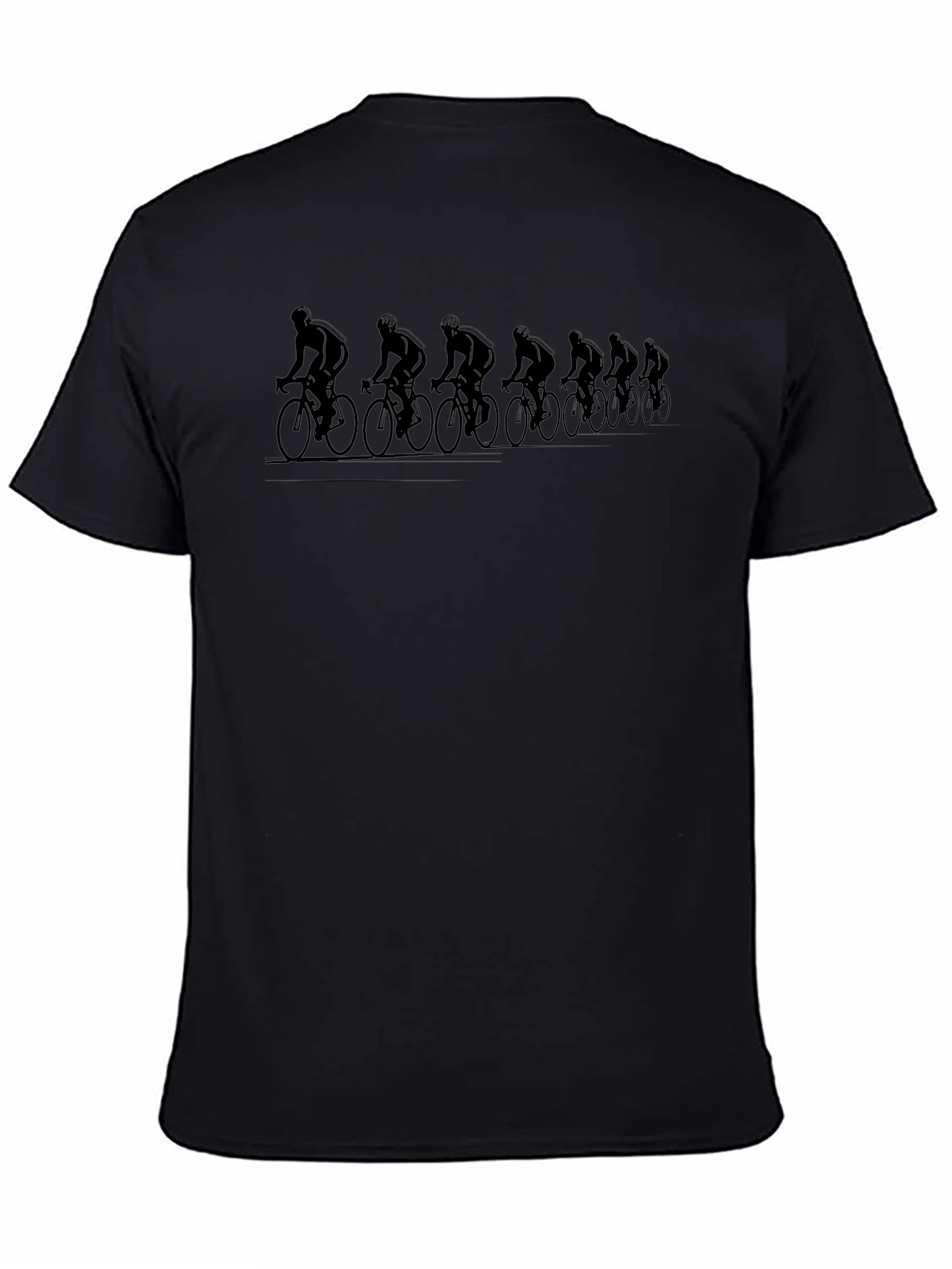Cycling Team T-Shirt - Black