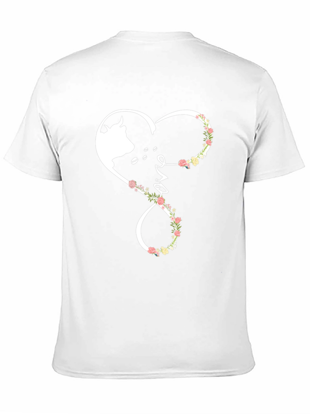 Cow Lover Heart Infinity T-Shirt