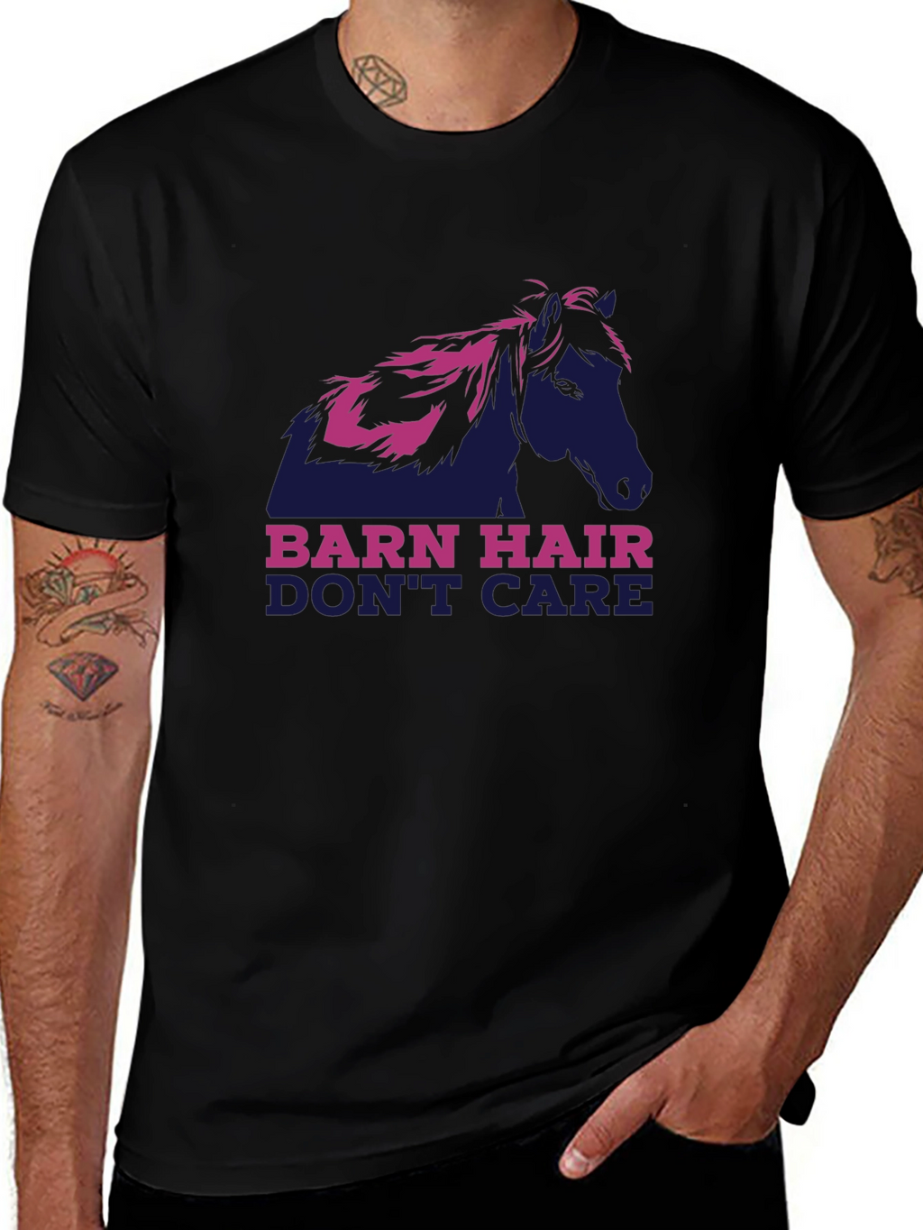 Barn Hair Dont Care Graphic T-Shirt
