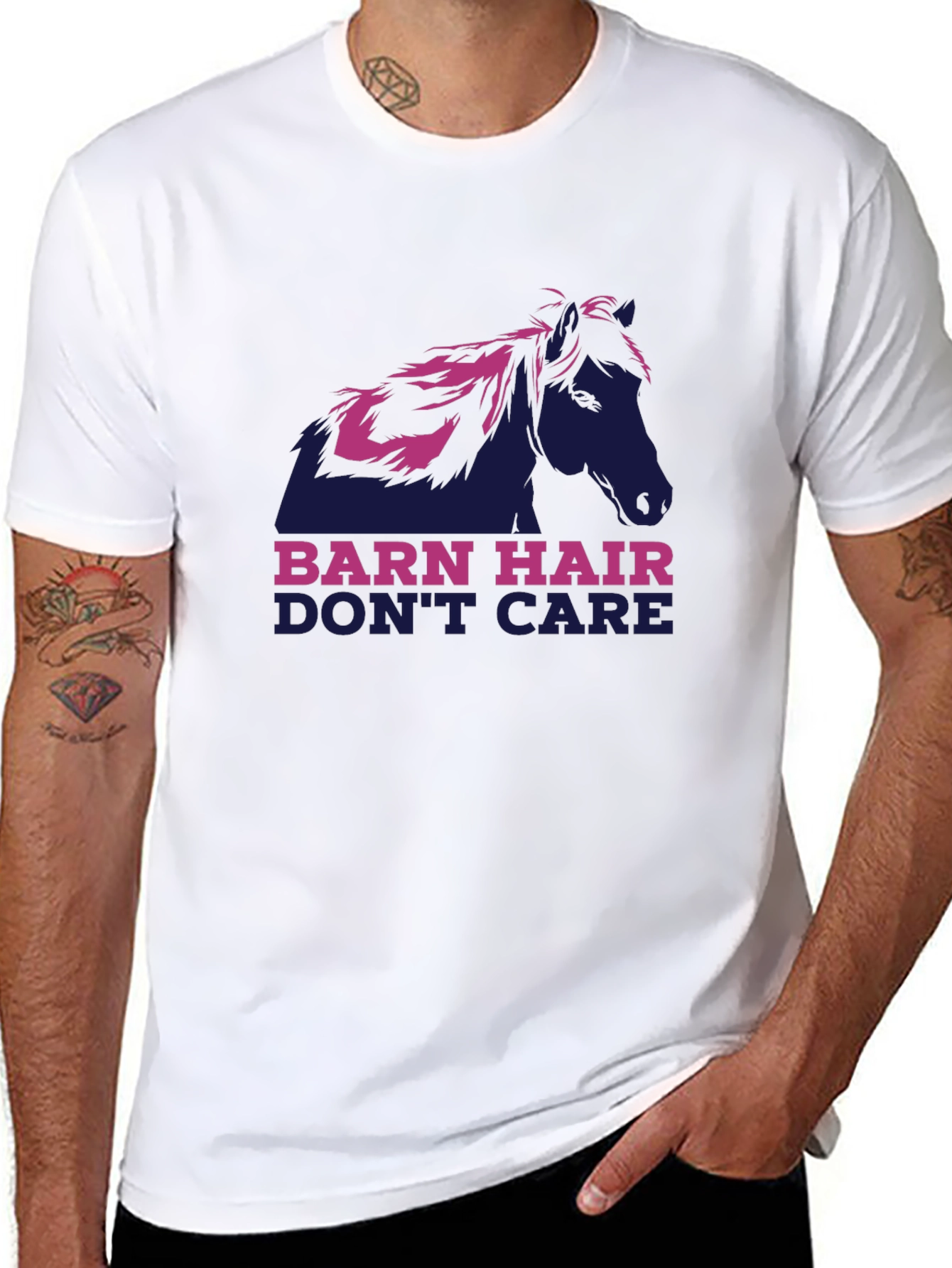 Barn Hair Dont Care Graphic T-Shirt