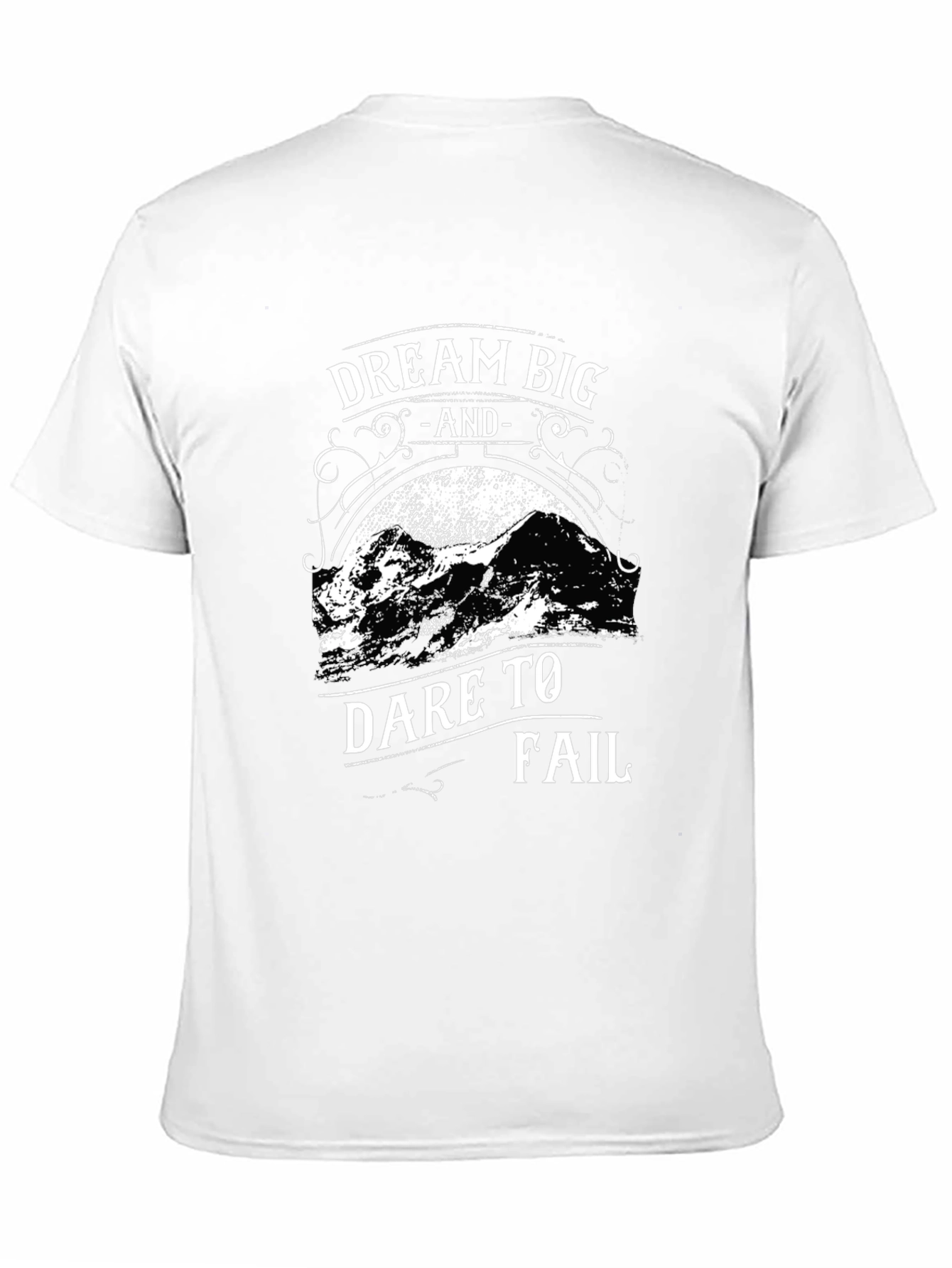Dream Big Dare to Fail Black T-Shirt