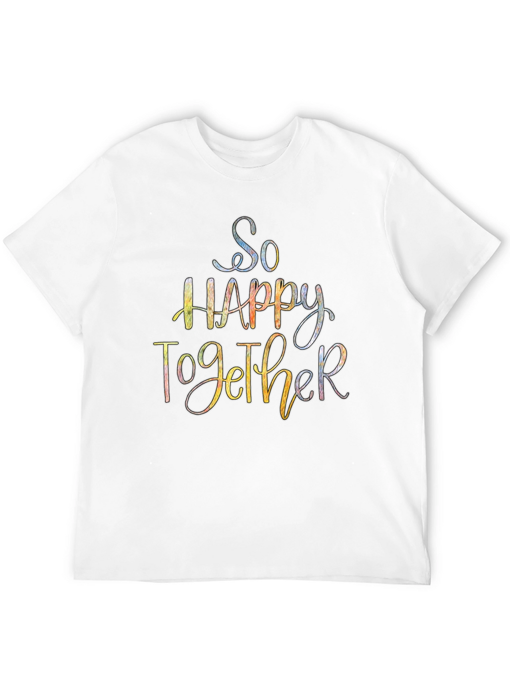 So Happy Together Graphic Tee - Black