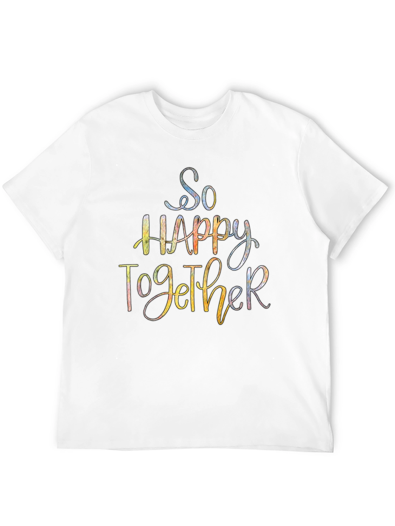 So Happy Together Graphic Tee - Black