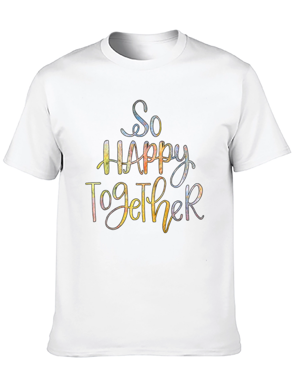So Happy Together Graphic Tee - Black