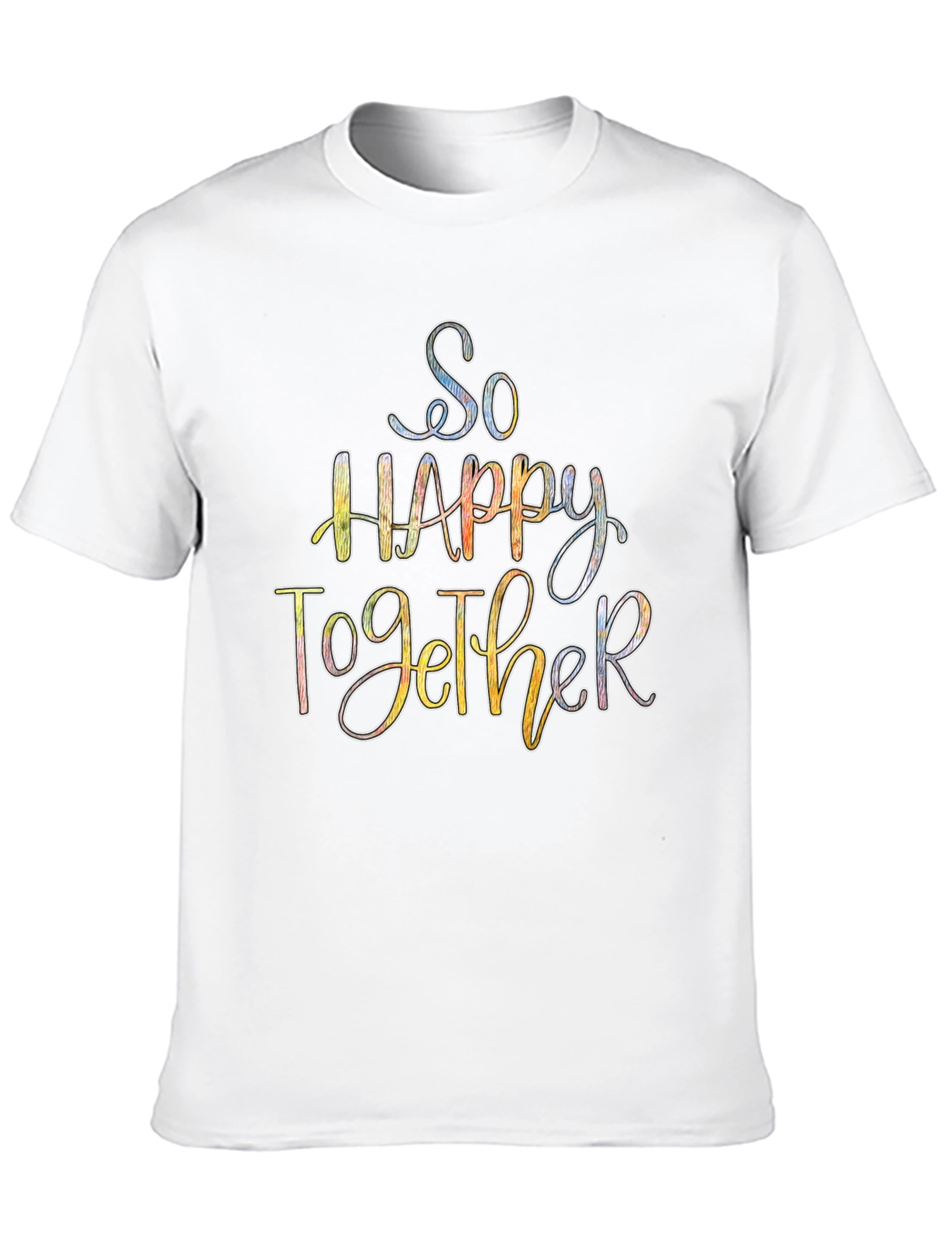 So Happy Together Graphic Tee - Black