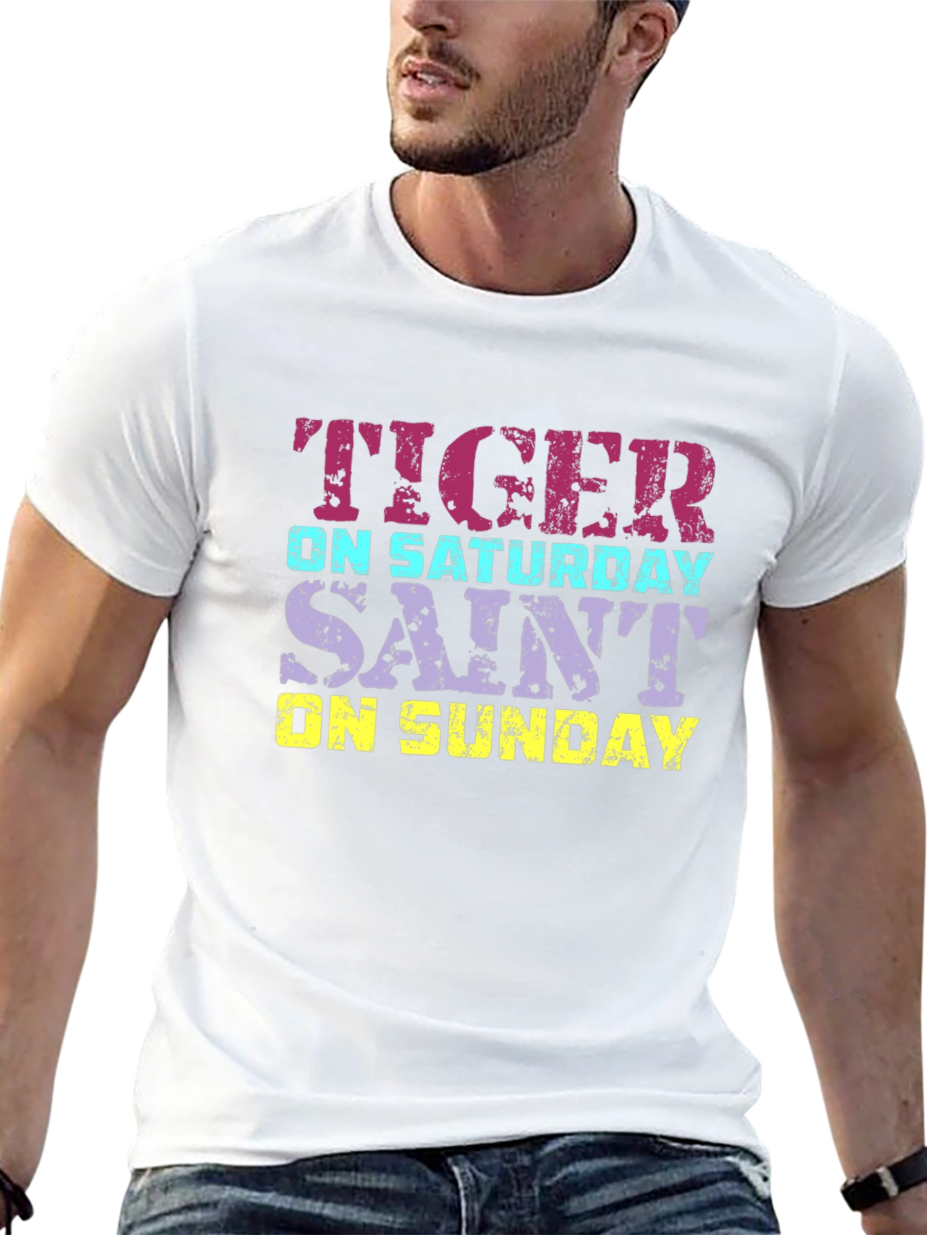 Tiger Saint Graphic T-Shirt - Saturday Sunday
