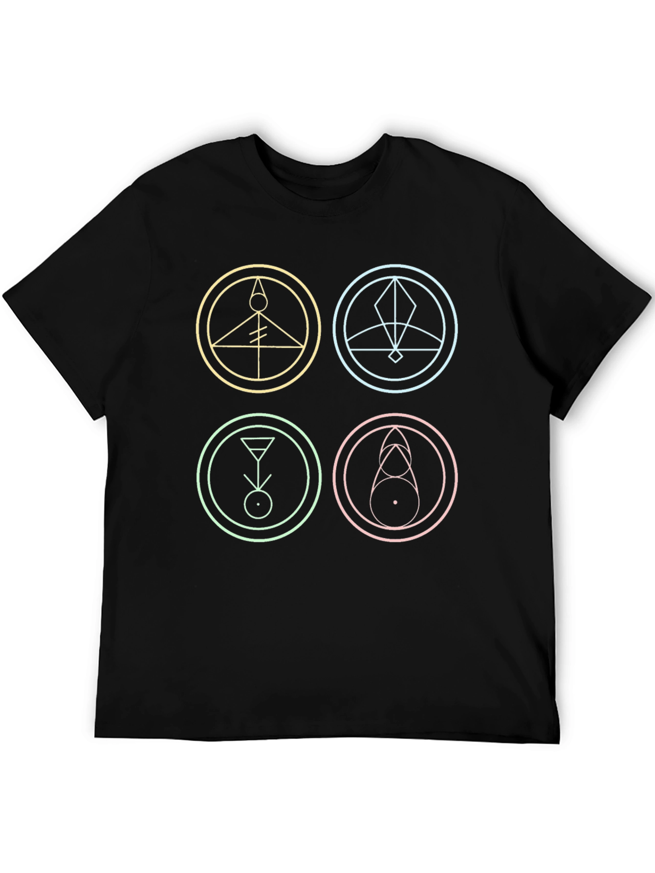 Mystic Symbols Black T-Shirt