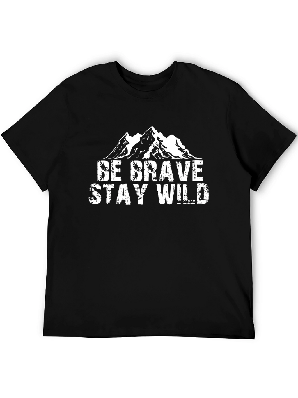 Be Brave Stay Wild Mountain Graphic Tee